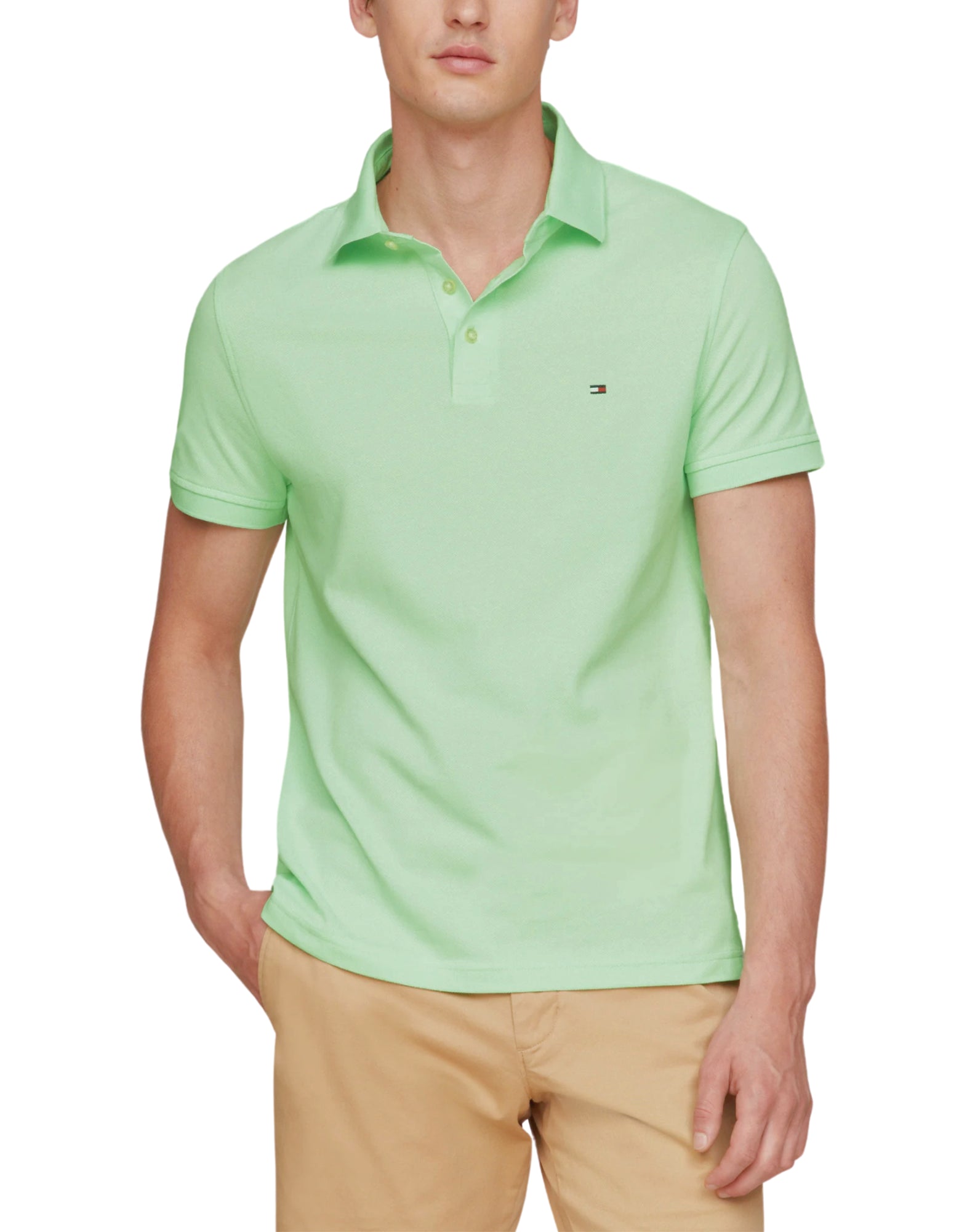 Polo uomo MW0MW17771 L3J 1985 POLO FORT GREEN TOMMY HILFIGER