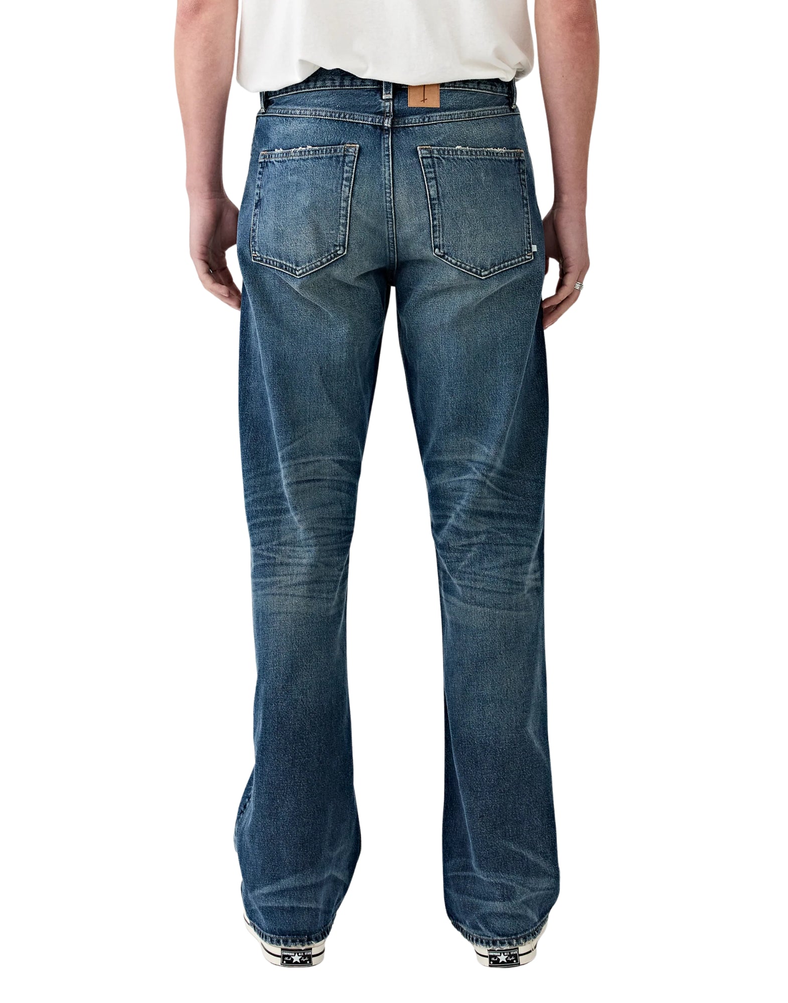 임기. Max Jeans Ladbroke 릴렉스 부츠컷, 미드 라이즈, 버튼 플라이 MAX LADB JEANS