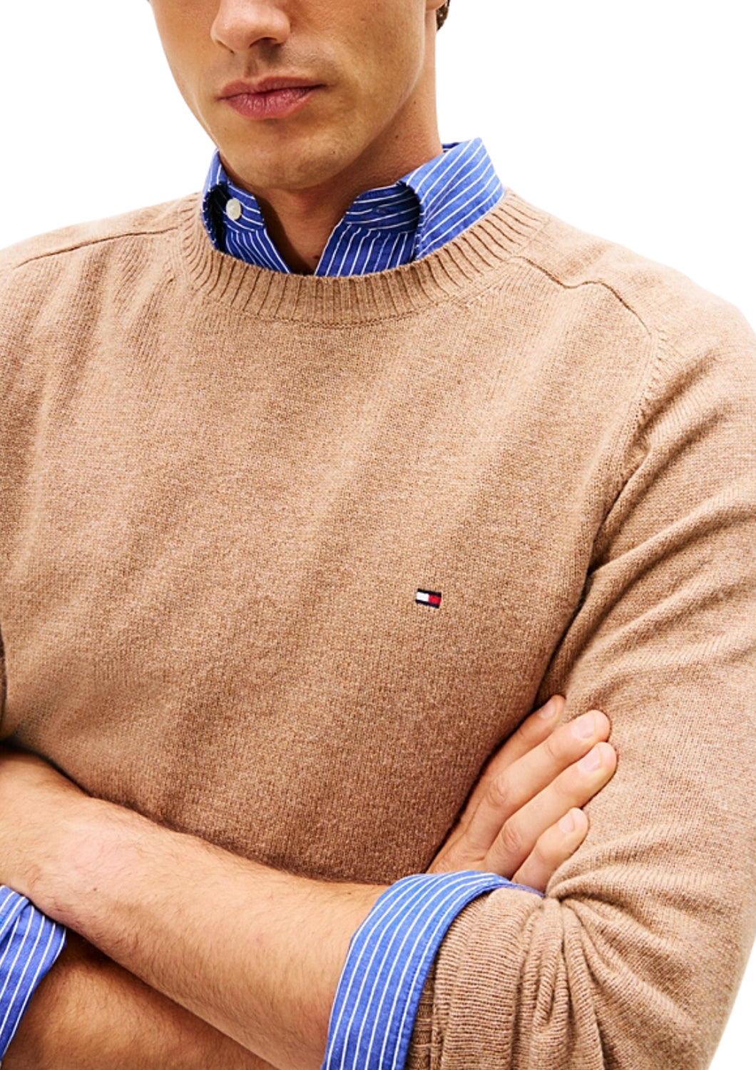 36535 RFG SAFARI LAMBSWOOL SWEATER - Maglieria - TOMMY HILFIGER