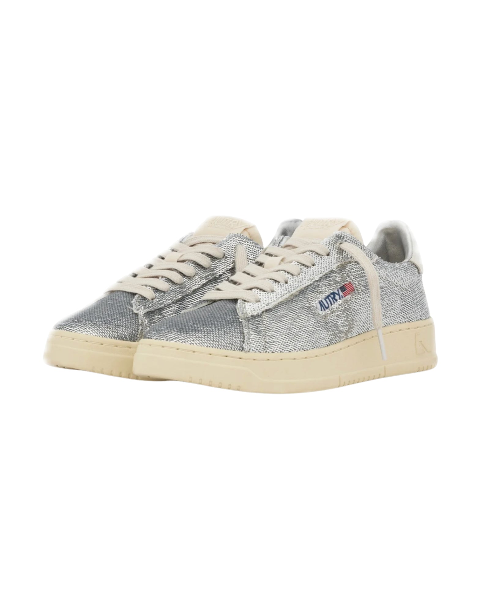 TI05 DALLAS ARGENT/BLANC - Chaussures - Autry