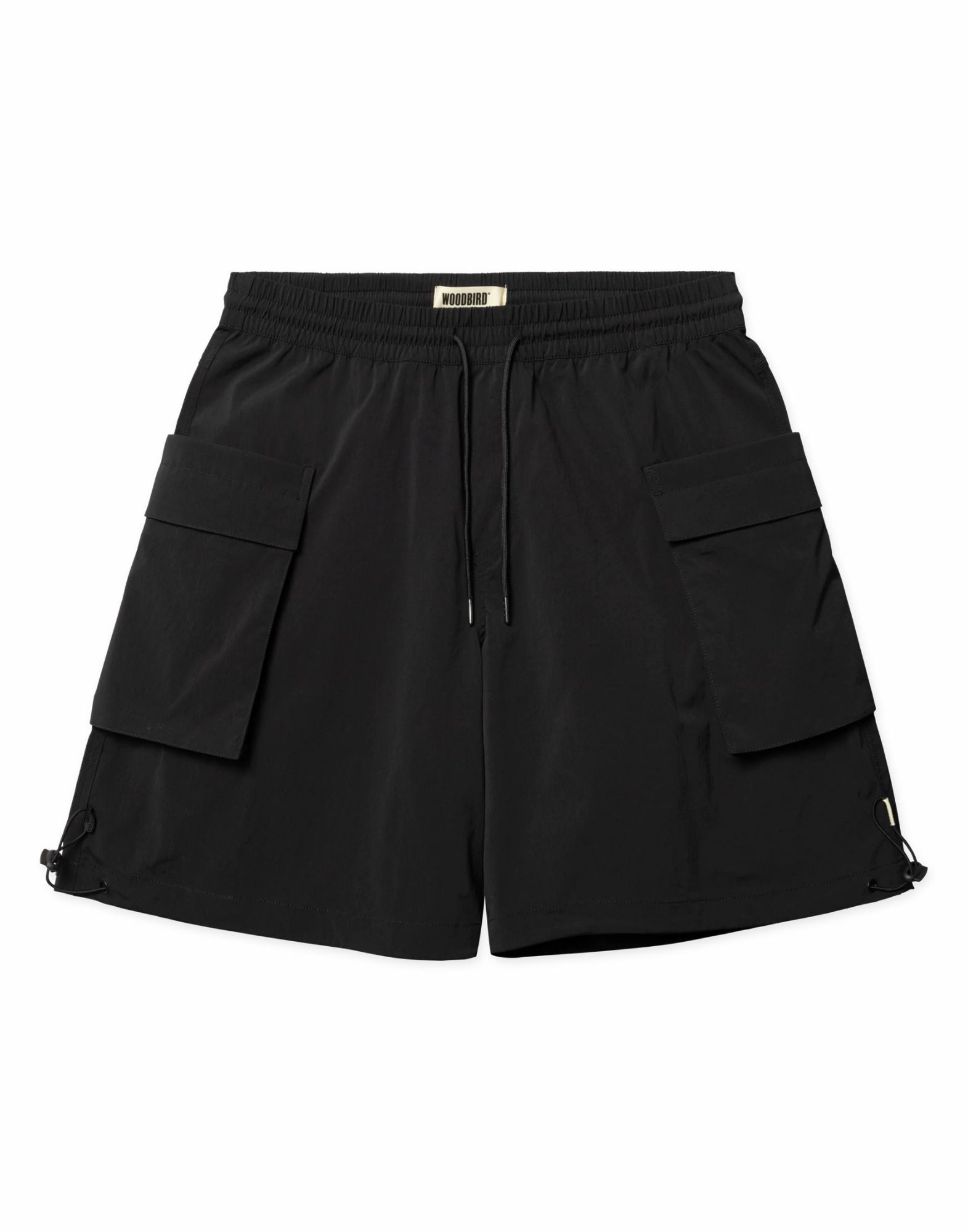 Pantaloncini cargo Woodbird WBSmoul Tech neri Pantaloncini da uomo 2616-301 NERO