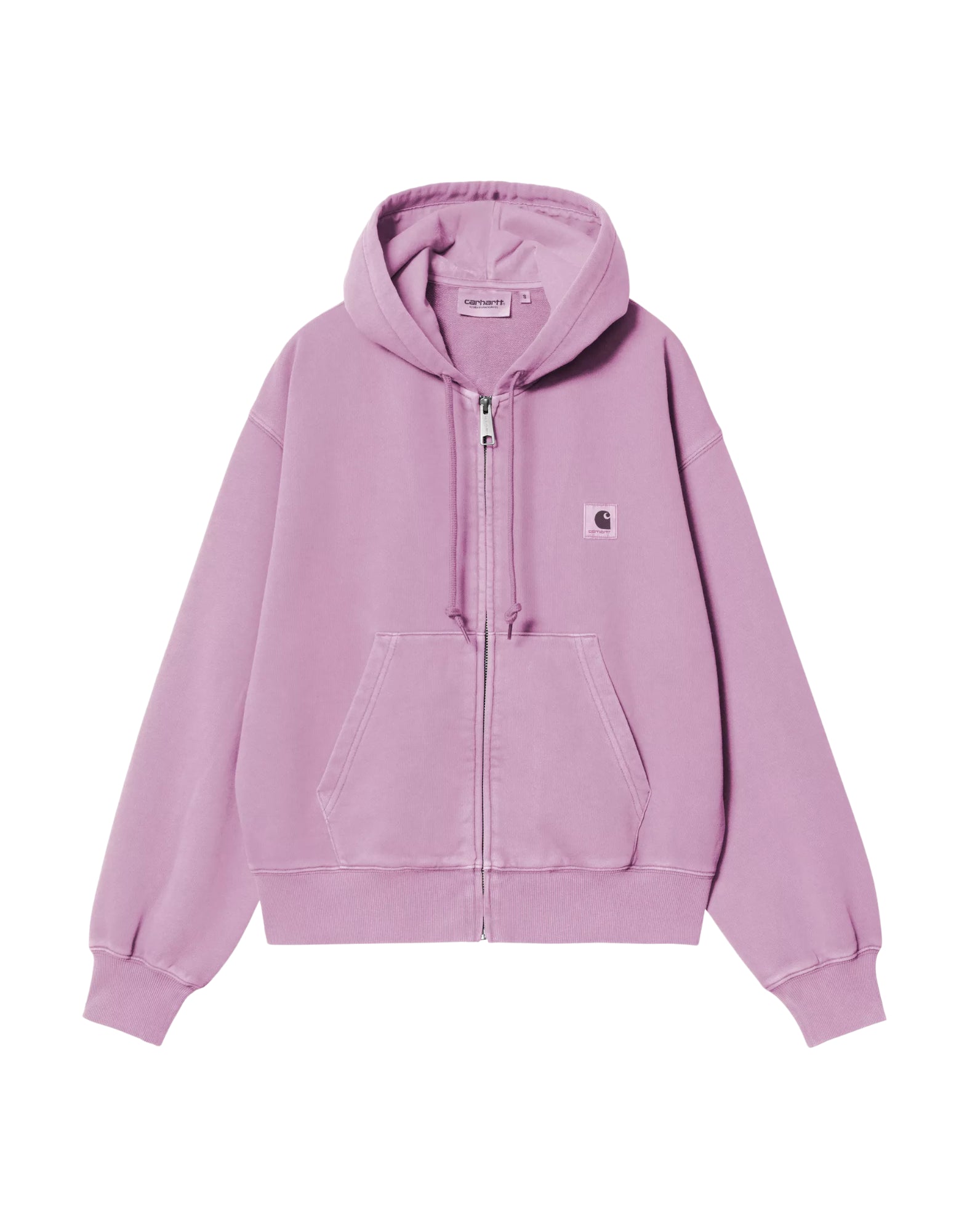 Carhartt WIP W’ Hooded Nelson Jacket – Heavy Cotton Jersey, Garment Dyed, Gentle Purple – Women’s I033830 3IBGD