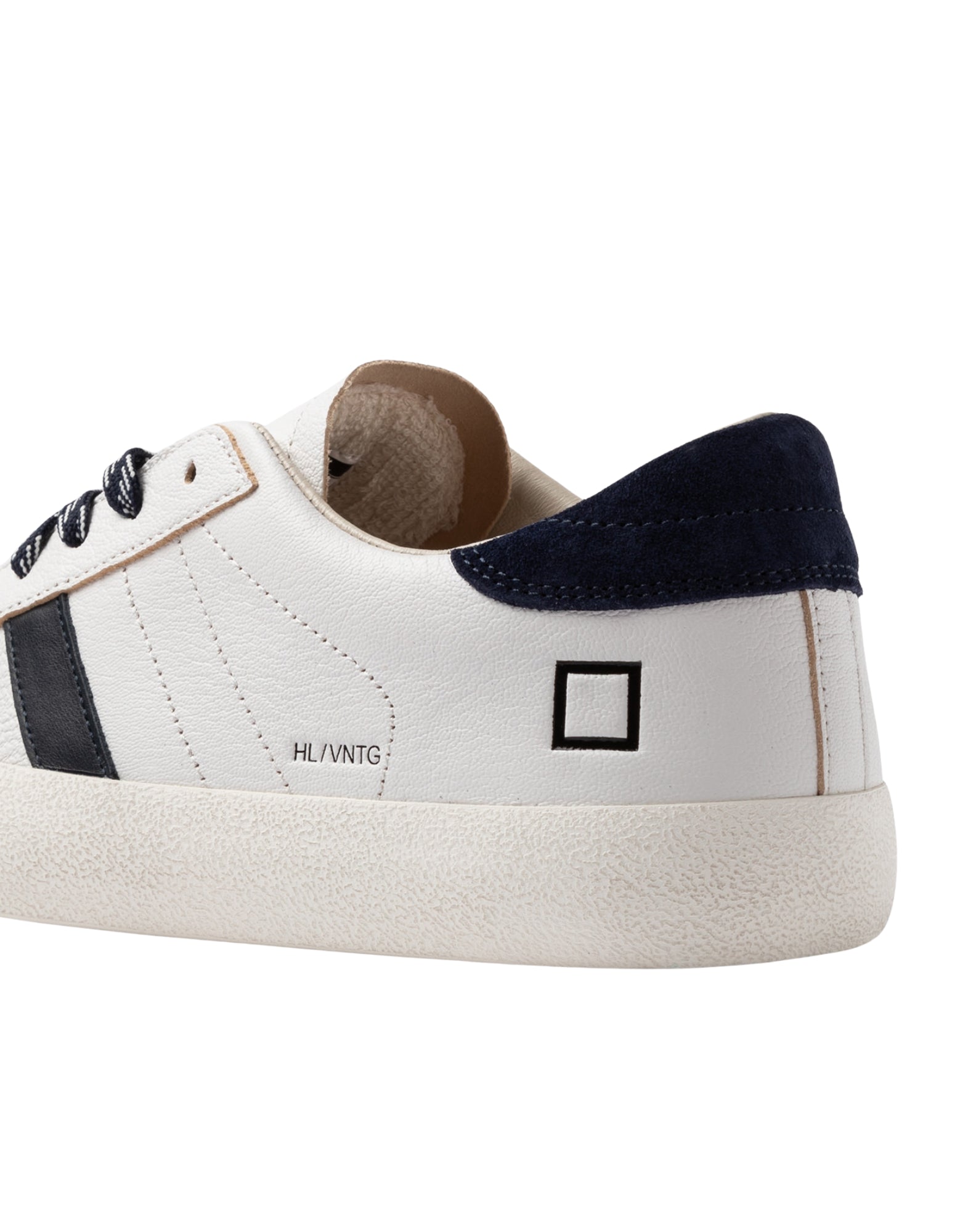 D.A.T.E. Hill Low Men’s Sneakers Natural White Blue M441-HL-NT-WL
