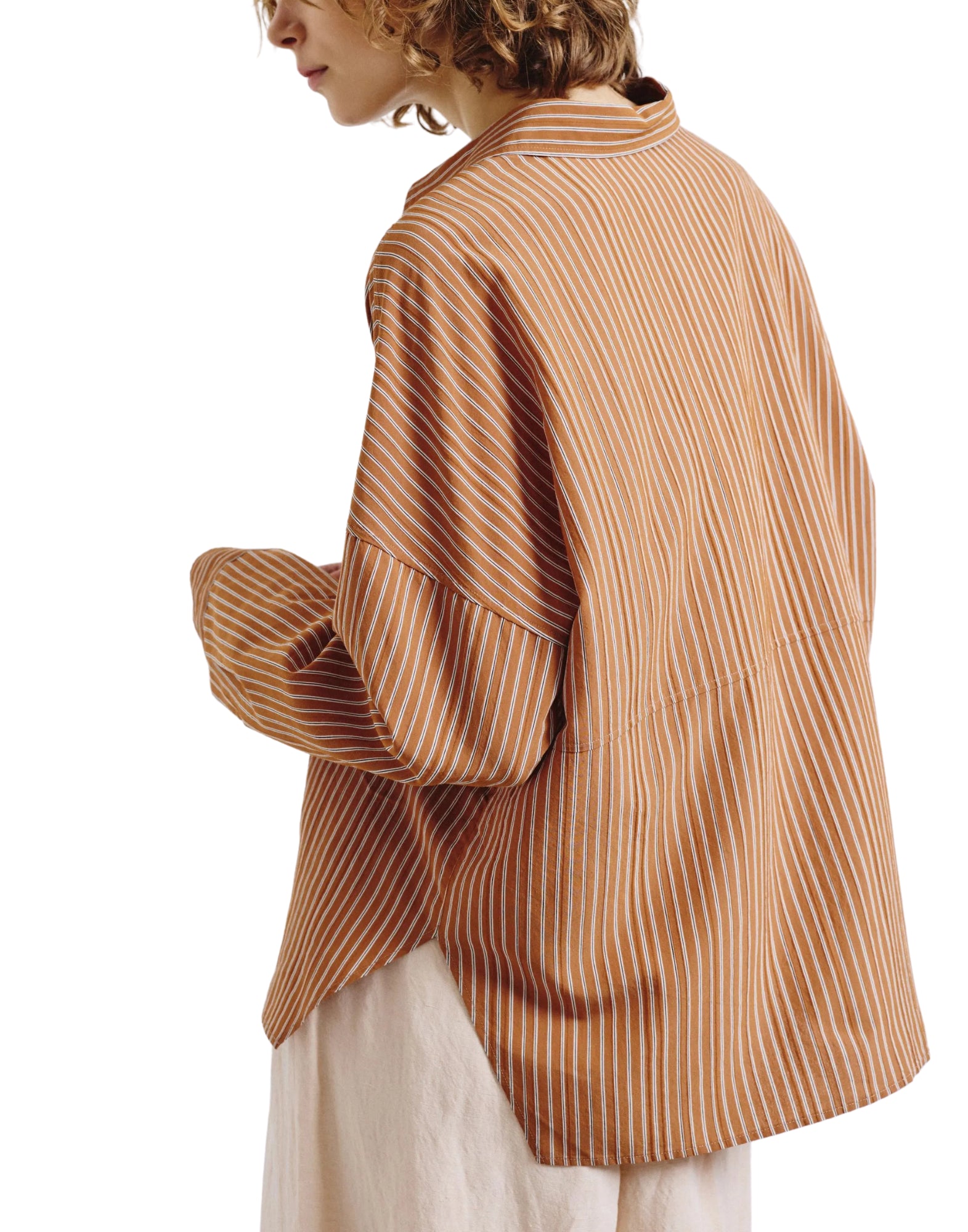 Pomandère Striped Technical Viscose Shirt Women’s 9455 19028 420