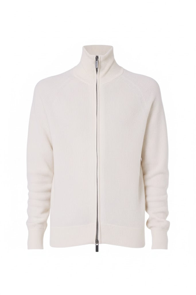 A067-1102 BEIGE LUPETTO ZIP - Maglieria - Paolo Pecora