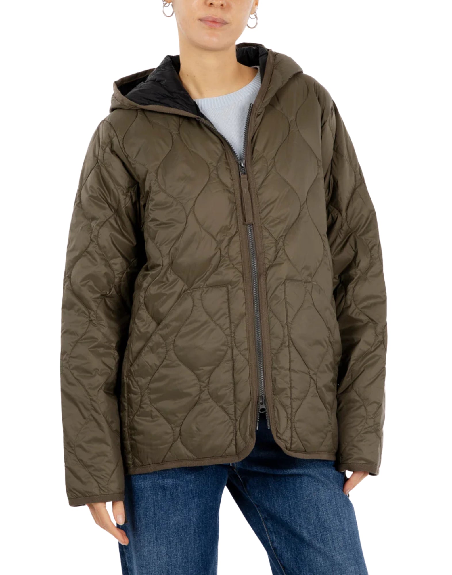 106ALSZML-1 D. OLIVE DOWN JACKET - Giacche - TAION