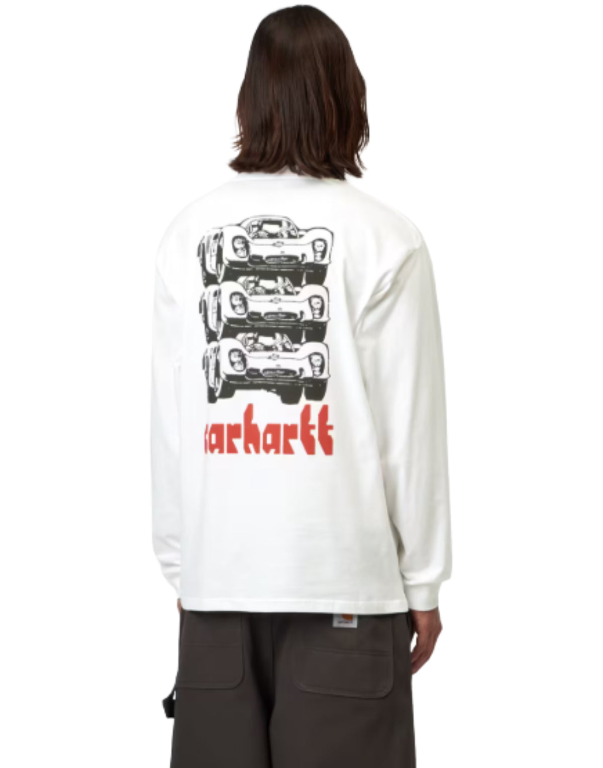 L/S Framework T-Shirt White