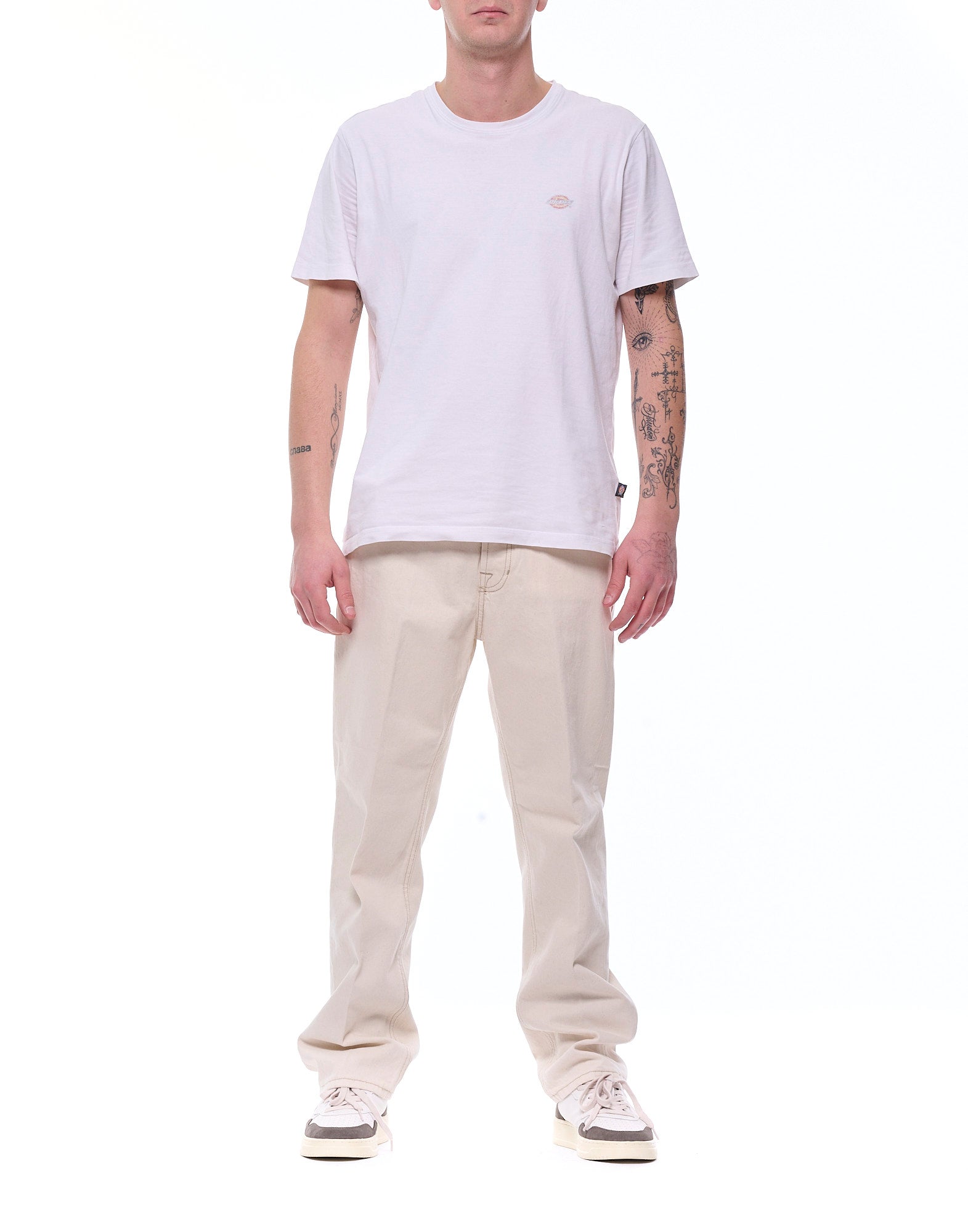 TLCFW26D005 DE0019 White Raw Historical Jeans - Pantaloni - Tela Cruda