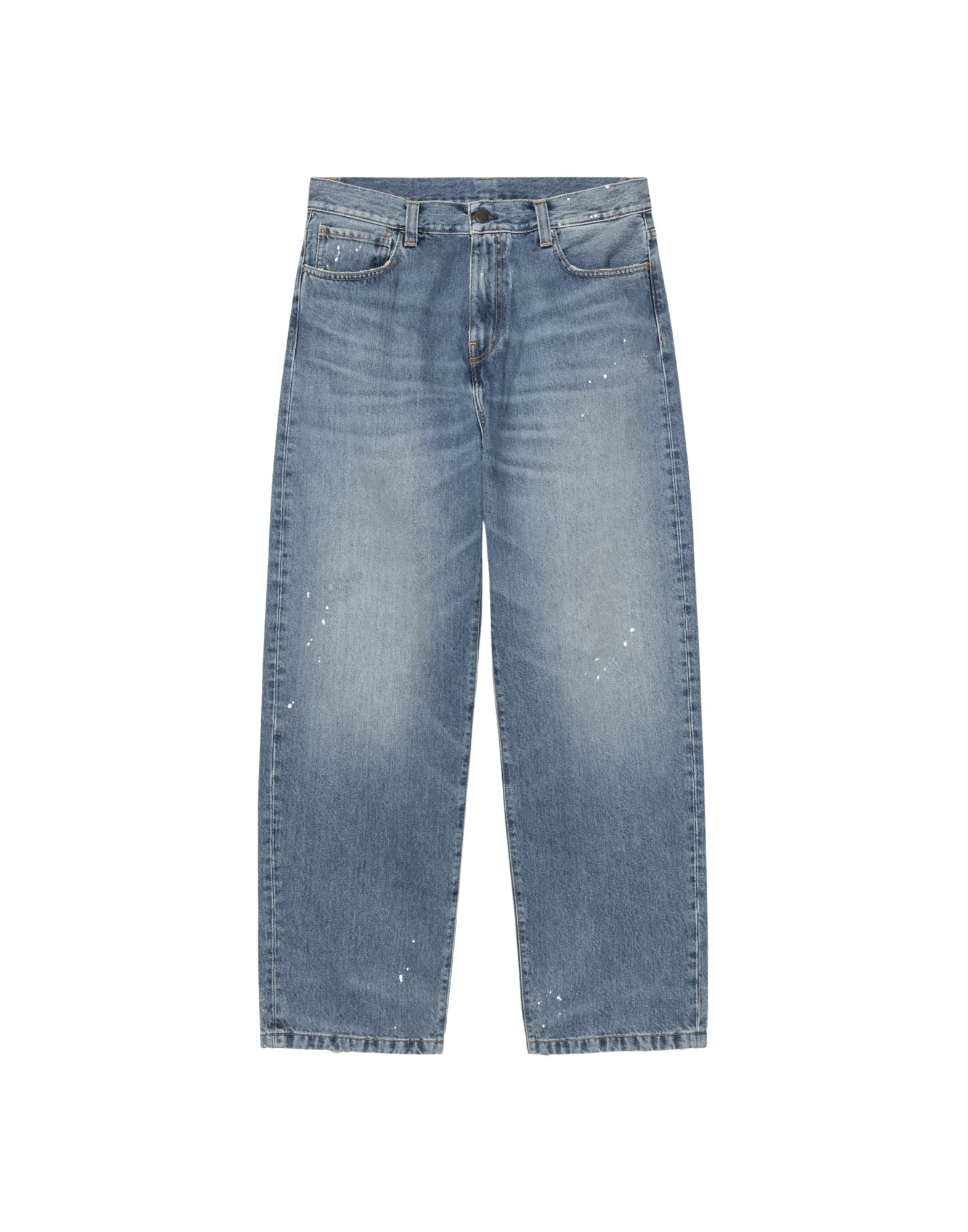Pantaloni Landon blu, effetto "destroy wash", macchie