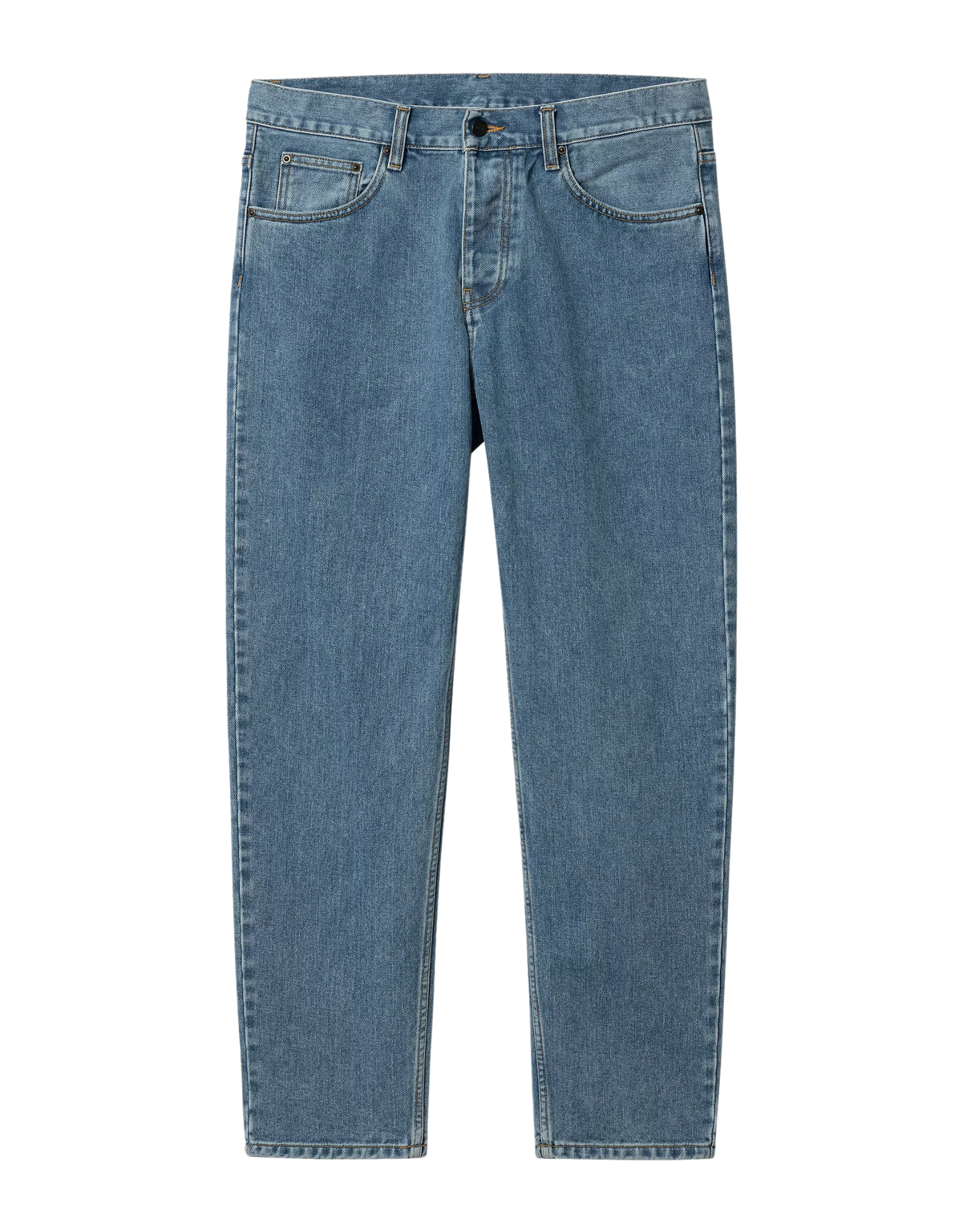 청바지 남자 i029208 0112 Newel Pant Blue Stone 표백 CARHARTT WIP