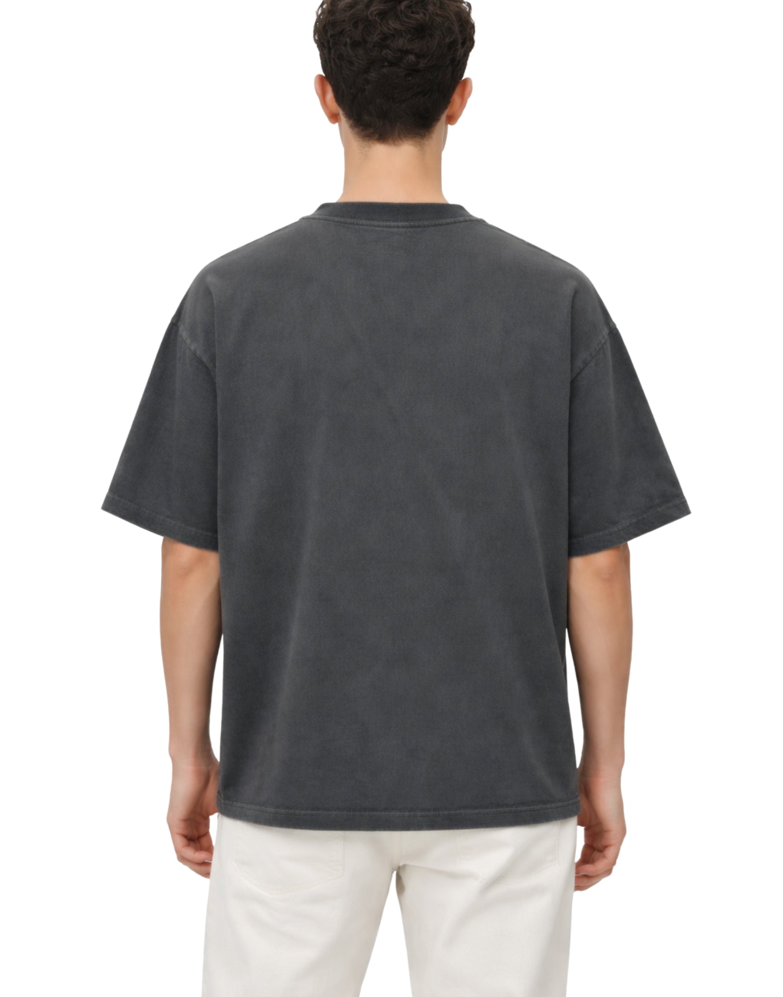 임기. Ben 티셔츠 현무암 오버사이즈 헤비웨이트 저지 티셔츠 BASALT BEN