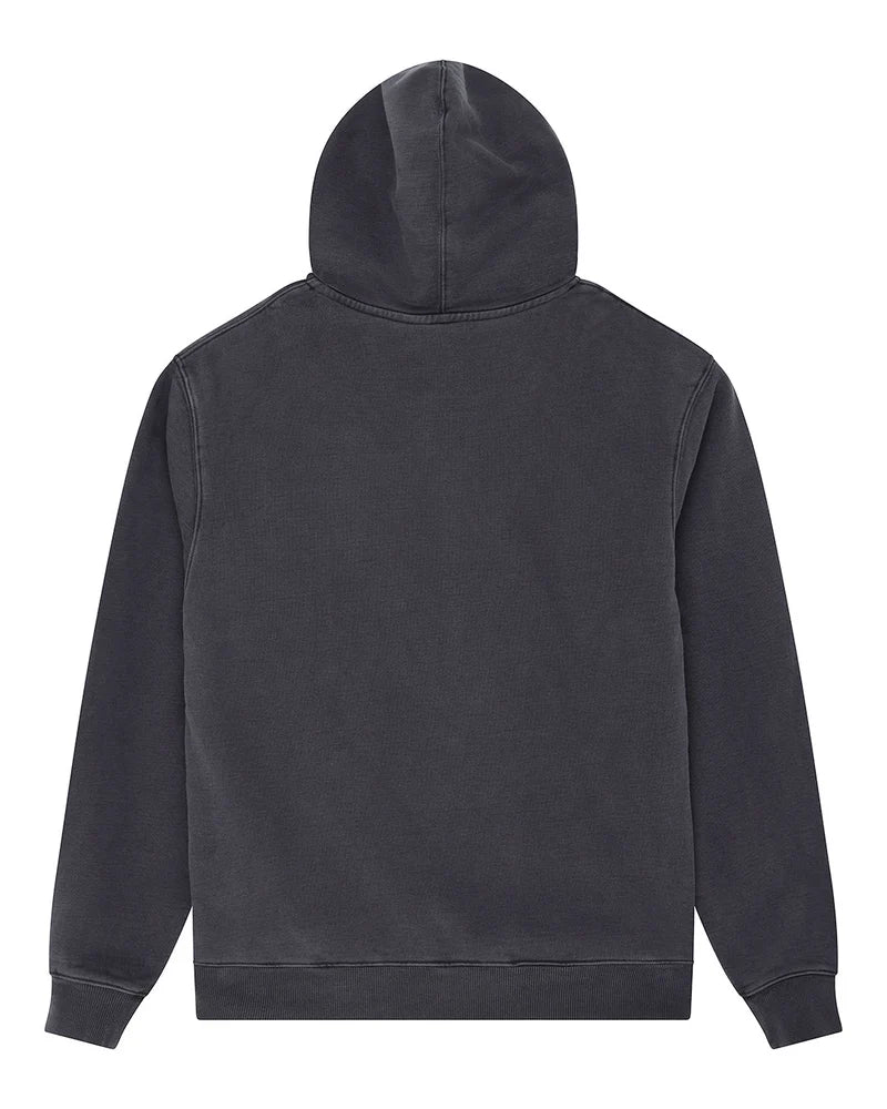 Shield GD Zip Hoodie Black Garment Dye
