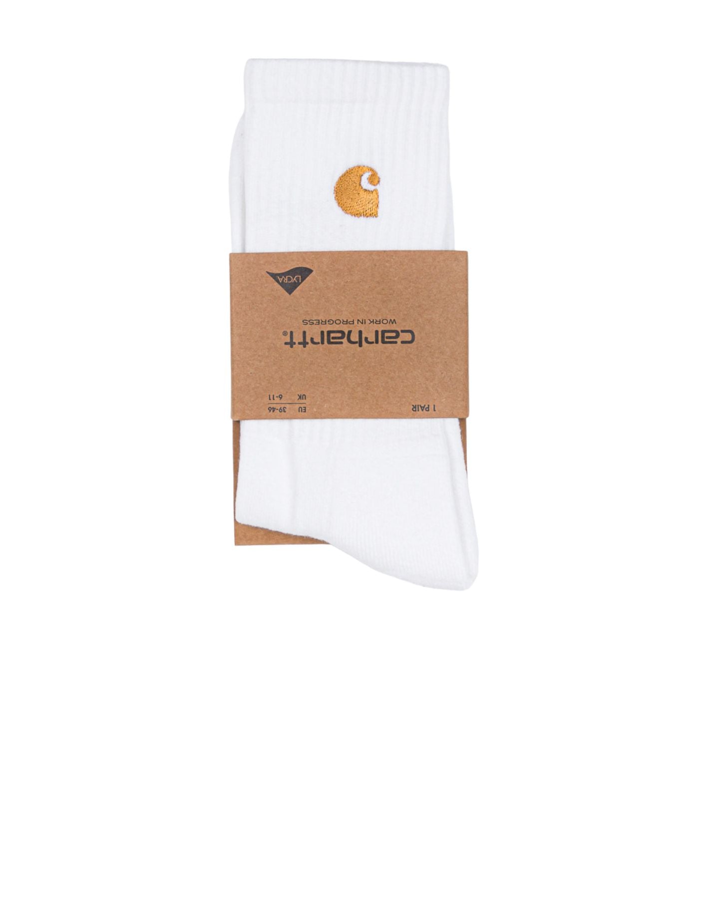 양말 Unisex I029421 00R Chase White CARHARTT WIP