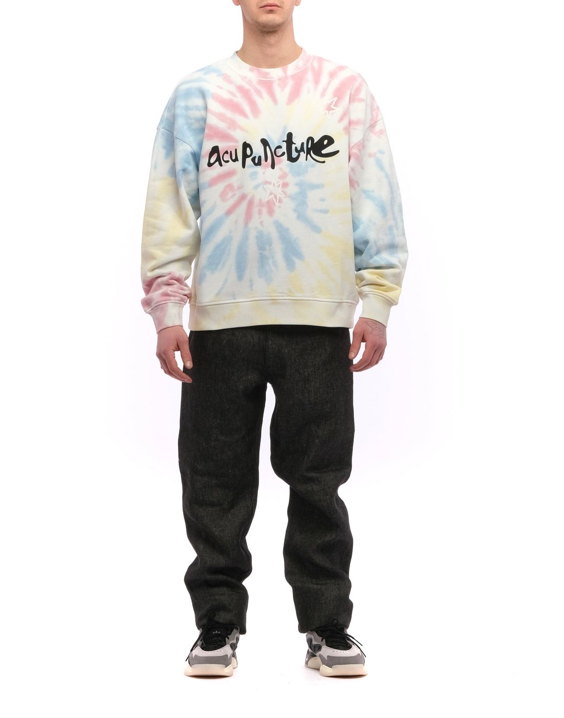 Sweatshirt for man ACUPUNCTURE T21M30280099 TIE DYE MULTICOLOR