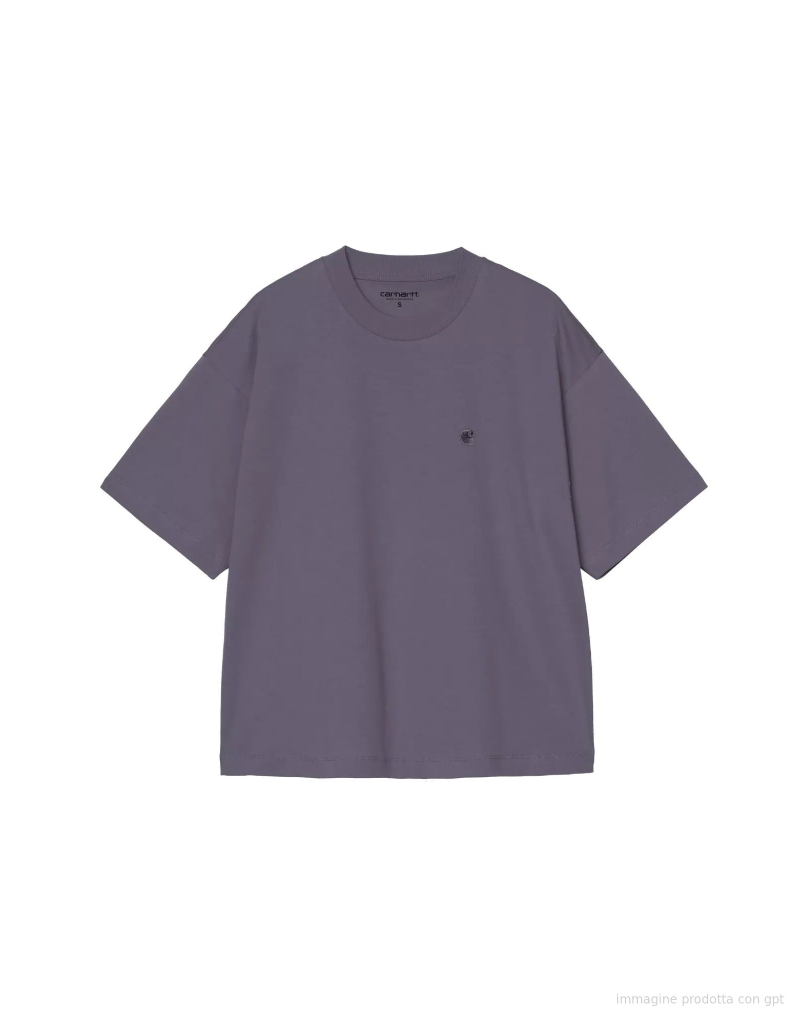 S Chester T-Shirt Organic Cotton Single Jersey Shady Purple