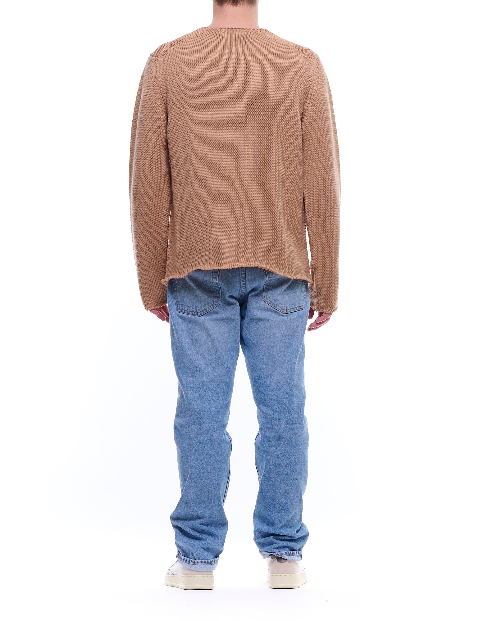 5002 15 BEIGE ROUND NECK - Maglieria - Fabrizio del Carlo