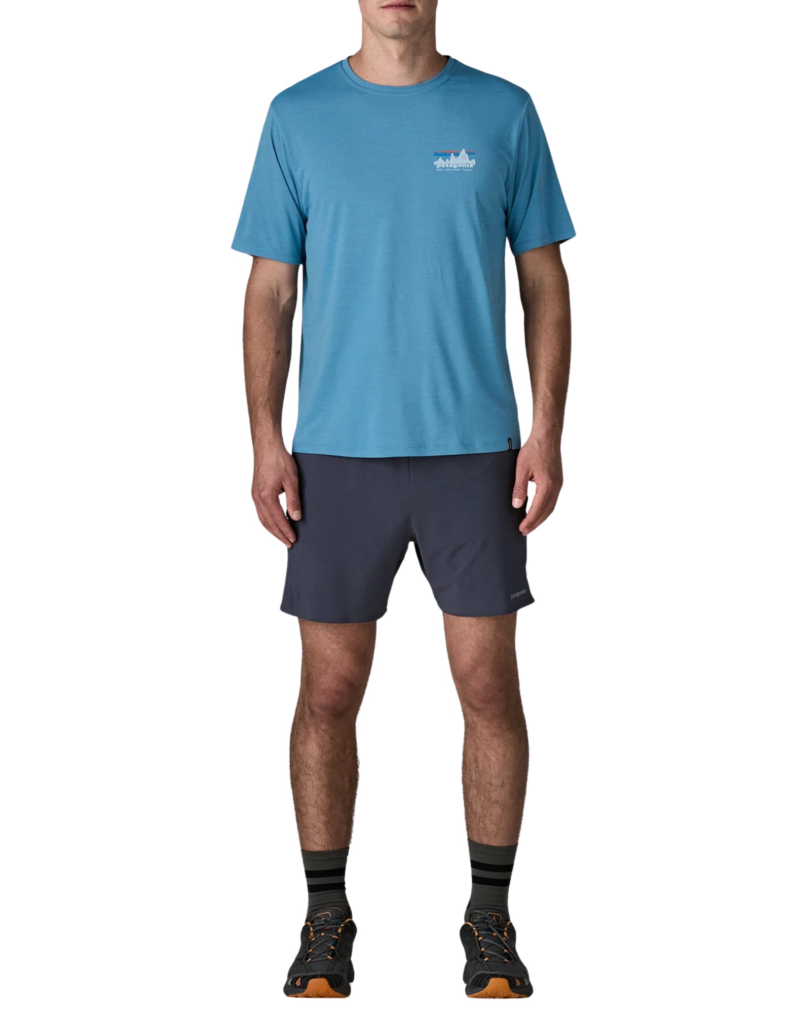 Patagonia Capilene Cool Daily Shirt 73 Skyline Sky Blue Men’s 45478 SHRX