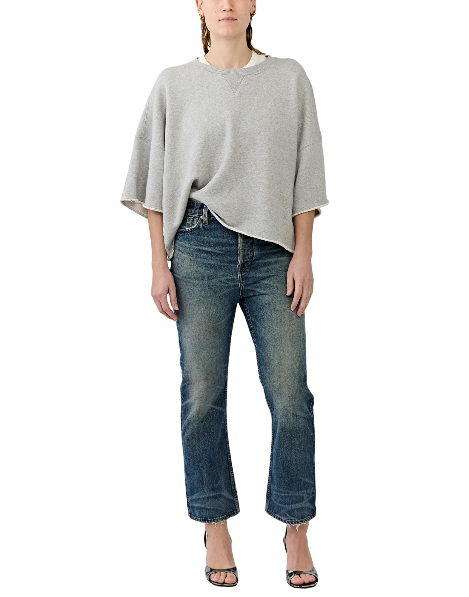 Tenue. Dean Jeans Ladbroke Regular Fit Mid Waist Straight Leg 7/8 Length DEAN JEANS LAD