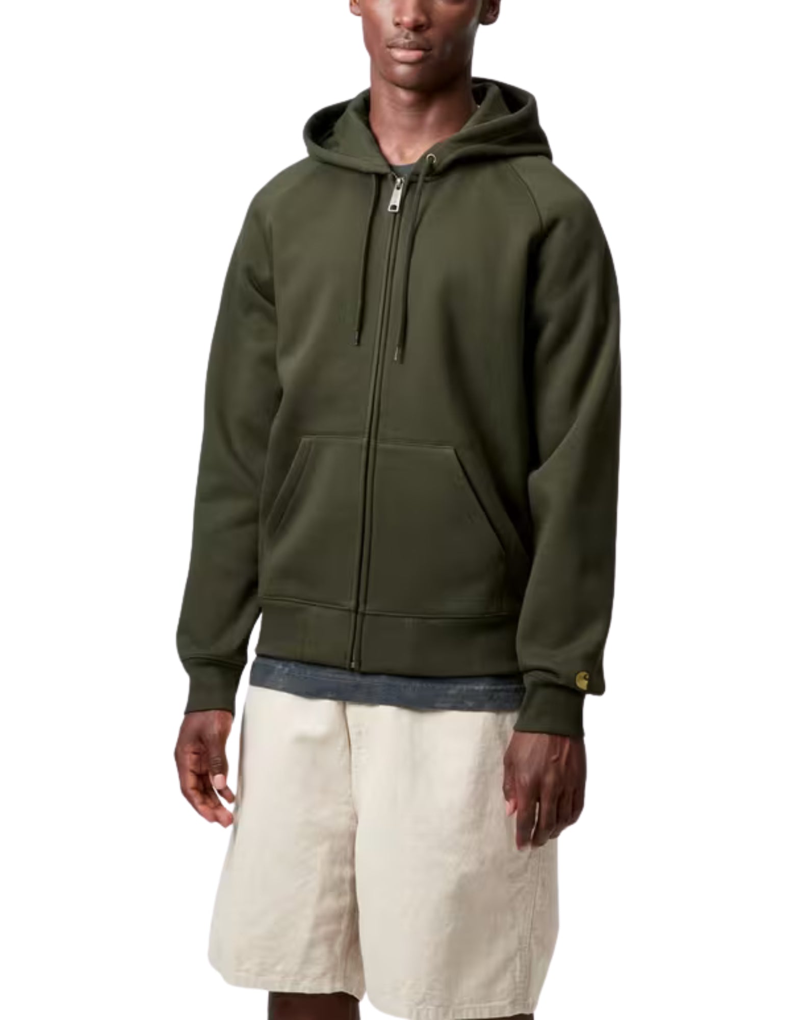 I033664 3CBXX OLIVE HOODIE - Felpe - CARHARTT WIP