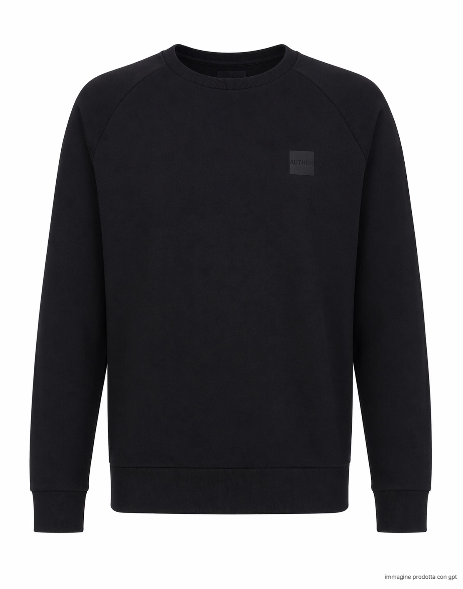 Outhere Men’s Crewneck Sweatshirt Ariel Black Regular Fit Cotton Blend 4654M111B209-26046 1749 ARIEL