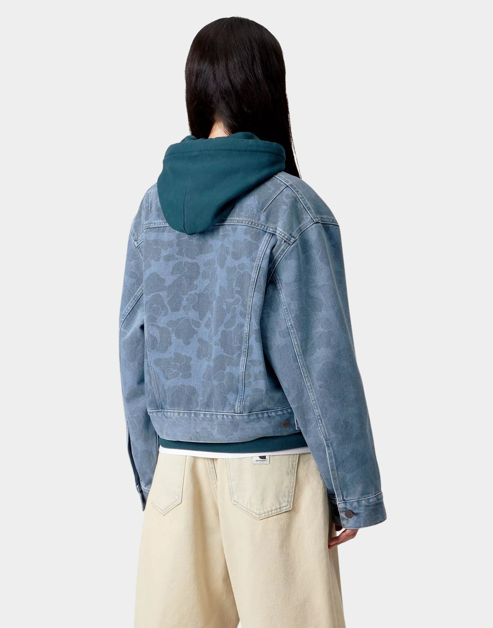 I033890 BLUE CAMO DUCK ORELL JACKET - Giacche - CARHARTT WIP