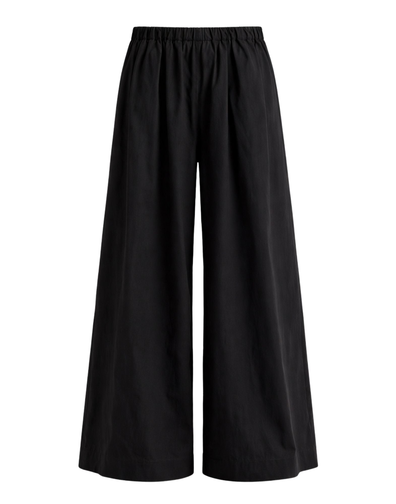 Meimeij Women’s Black Wide-Leg Pants E6/I/M6EB18 100 BLACK