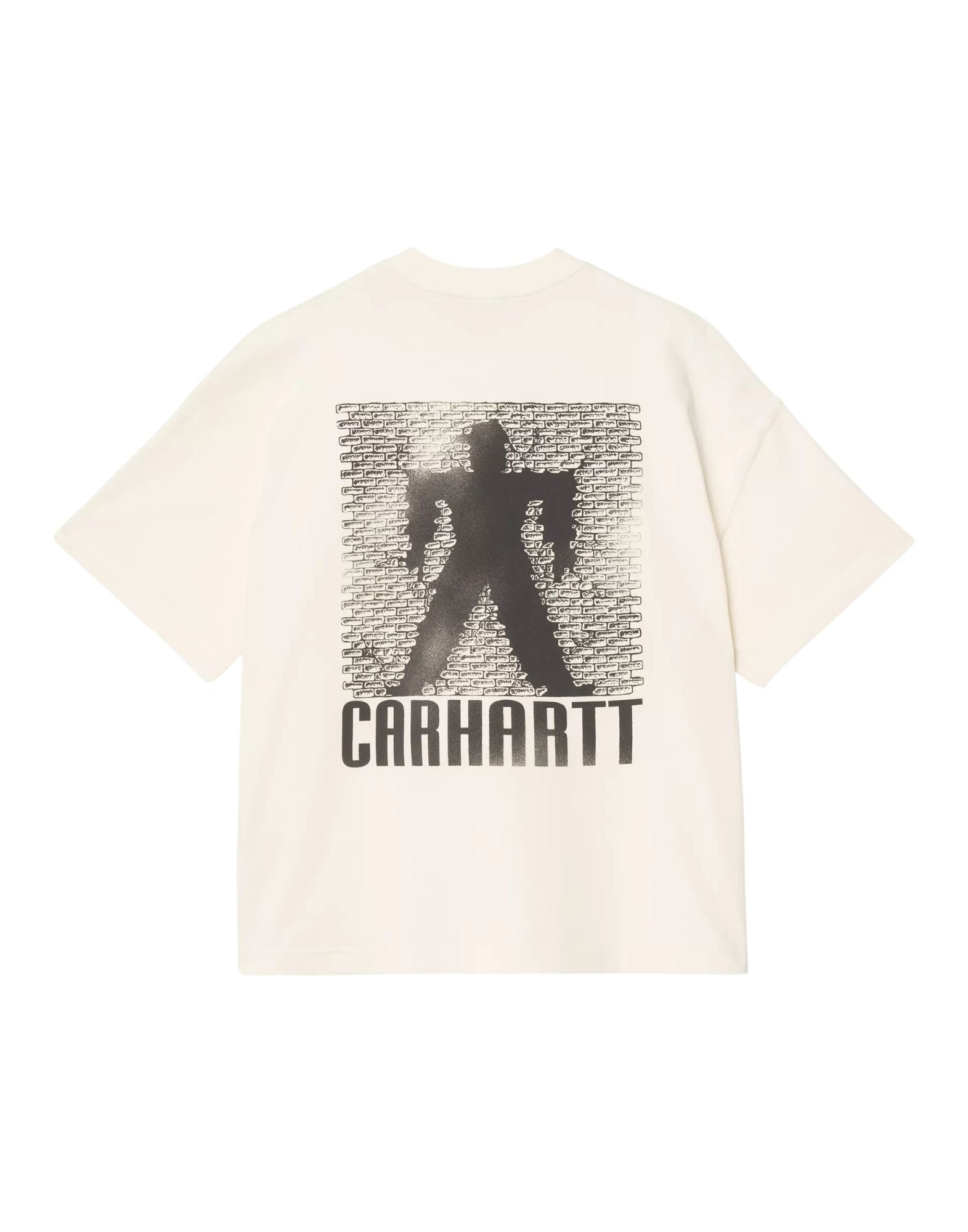 S/S „Bricky Man“-T-Shirt, im Wachsstein-Verfahren gefärbt