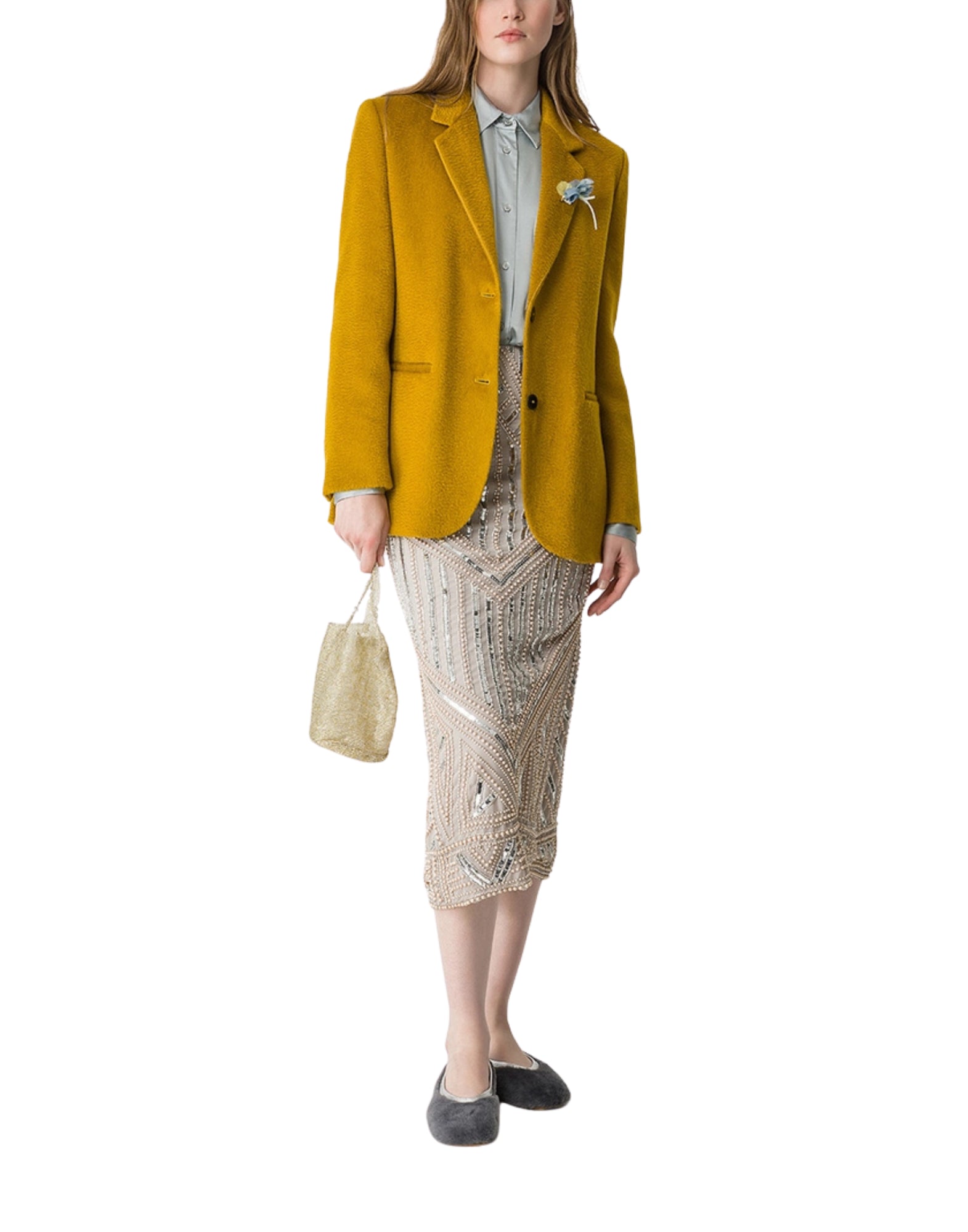 14379 JUPE ARGENTÉE - Gonne - FORTE_FORTE