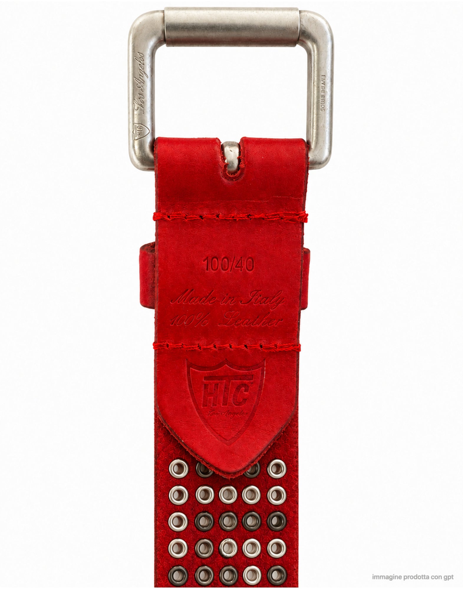 5000 STUD BELT BORDEAUX