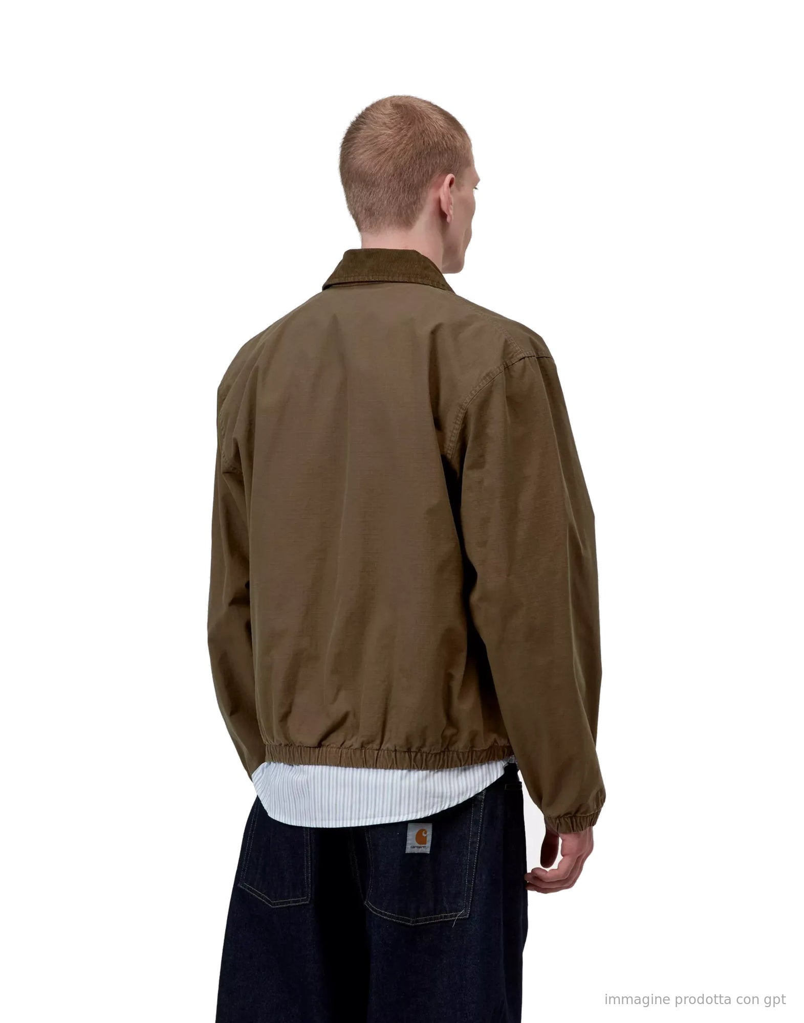 Madison Ripstop Jacket Cotton Columbia Ripstop Dark Beech / Black garment dyed
