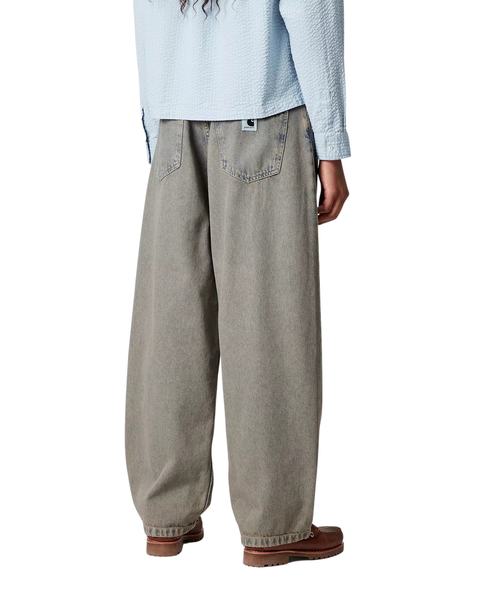 Jeans woman I035822 3FUGD BRANDON PANT BLUE LEATHER CARHARTT WIP
