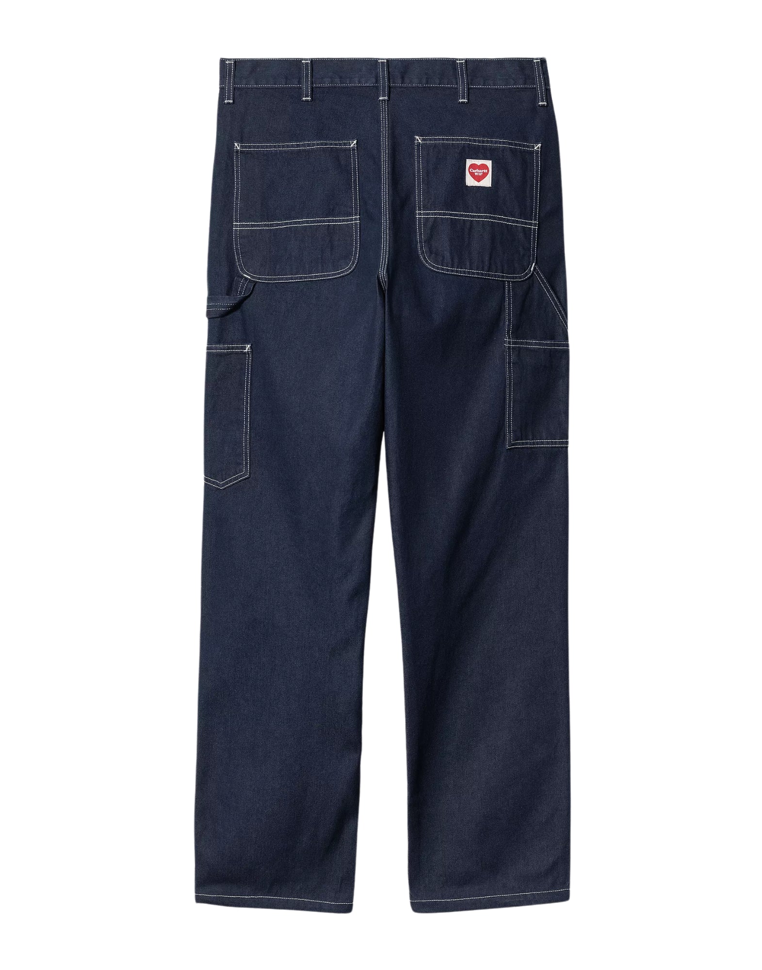 청바지 남자 i034864 010232 단일 무릎 블루 헹굼 CARHARTT WIP