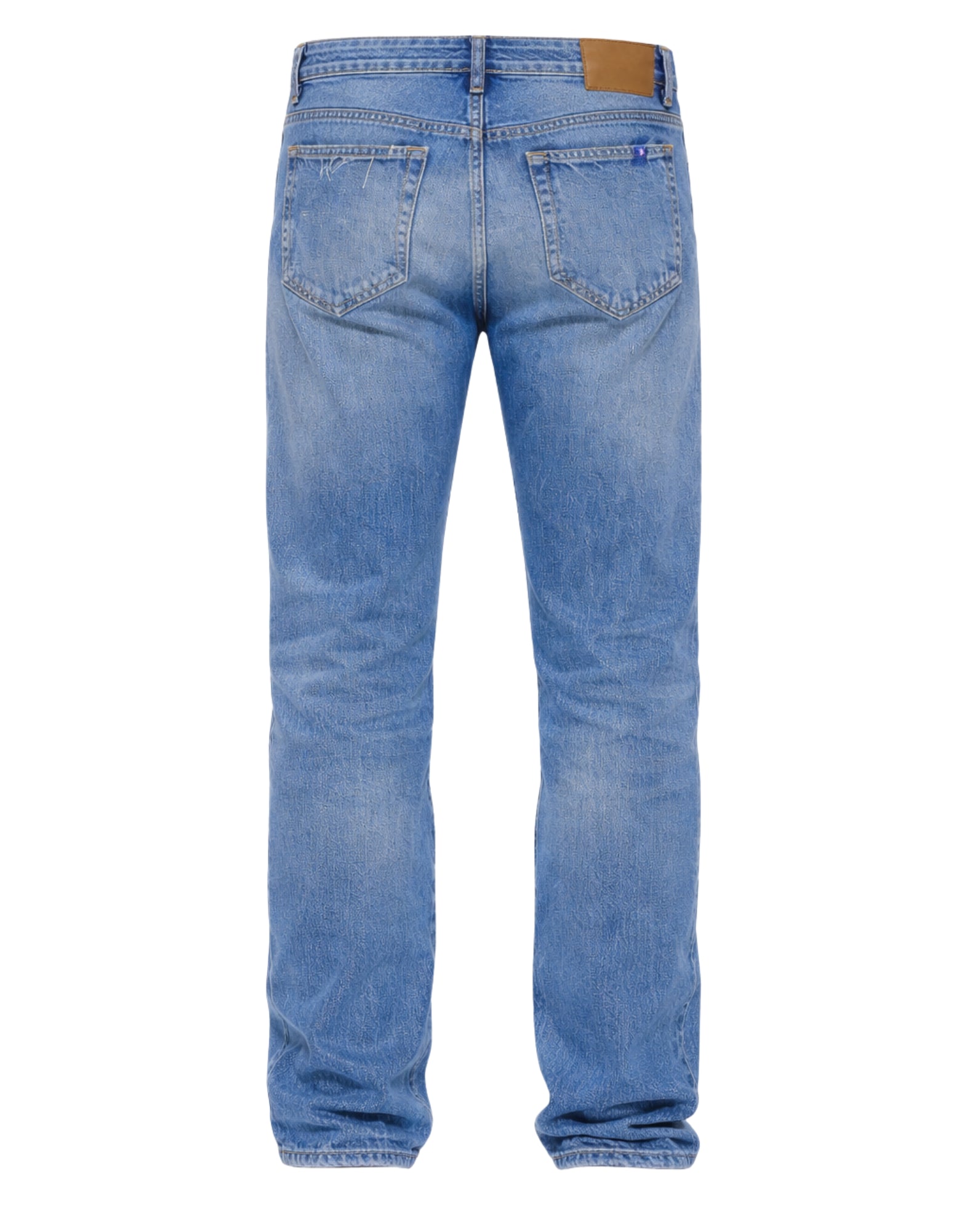 Desmore Men’s Boyfriend Jeans in Mid Blue Denim MC025CO01 REGULAR MID BLUE