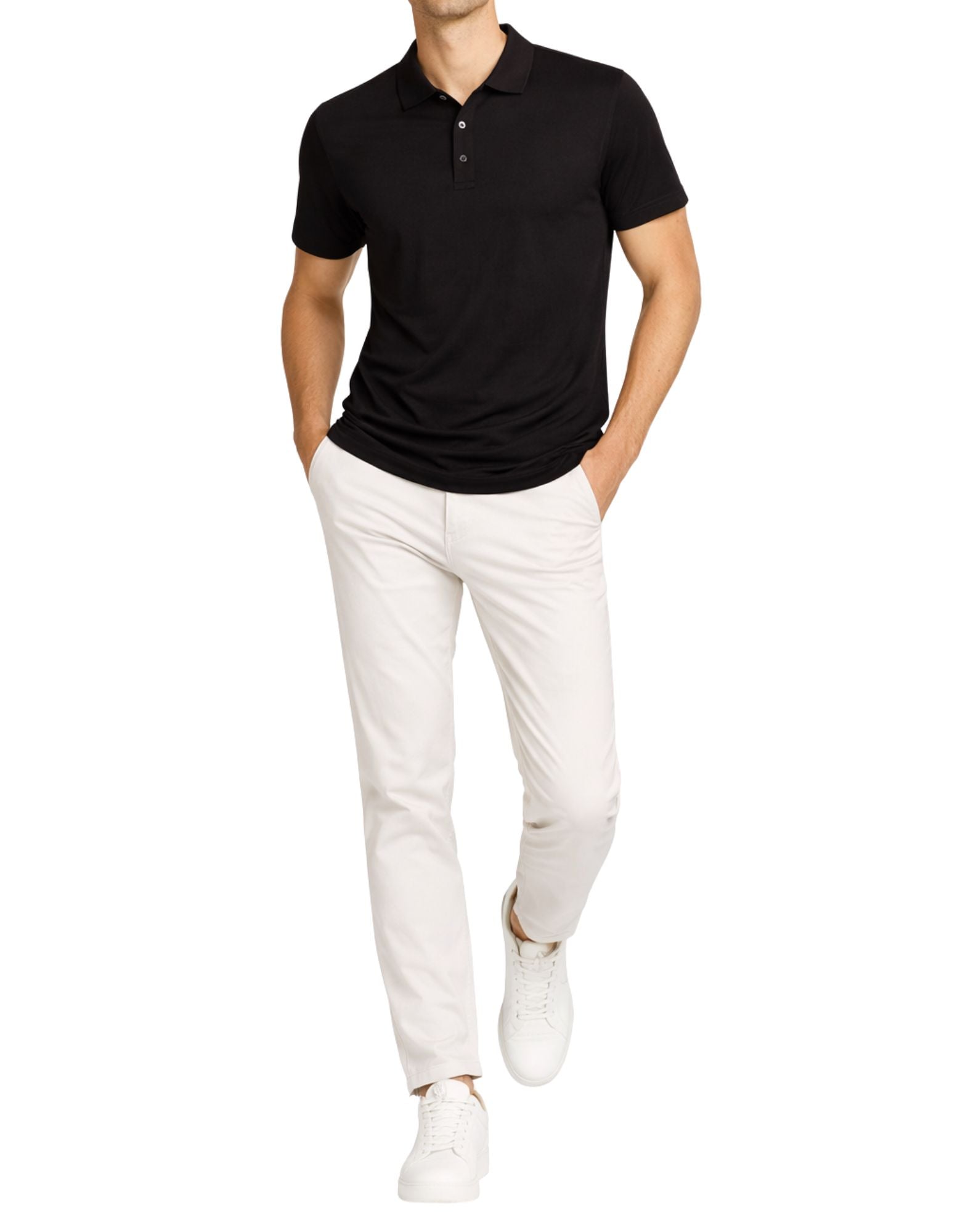 Unity Weirs Technical Modal Polo Black Men’s TS-WEIRS CUPRO BLACK
