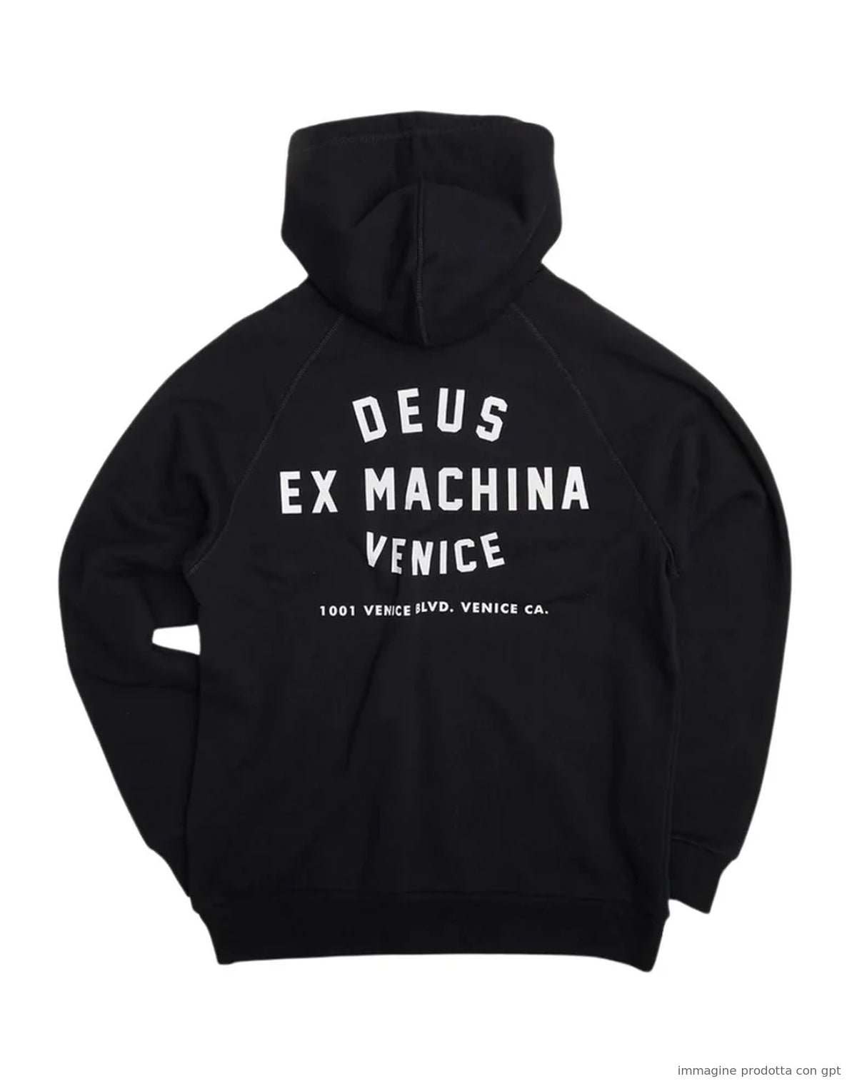 Venice Address Hoodie Black
