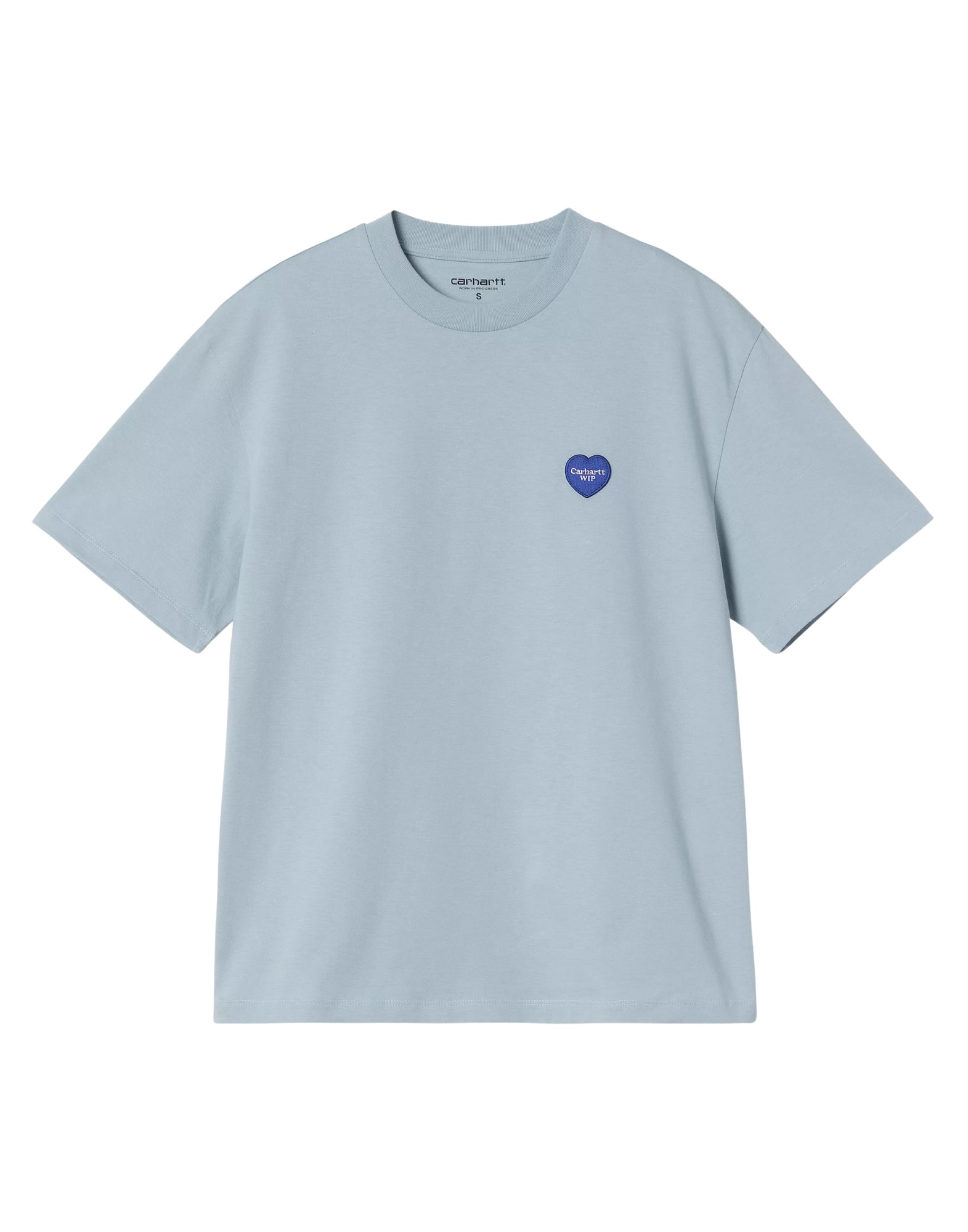 T-shirt woman I035259 0N1 HEART II HARTT BLUE FOG CARHARTT WIP