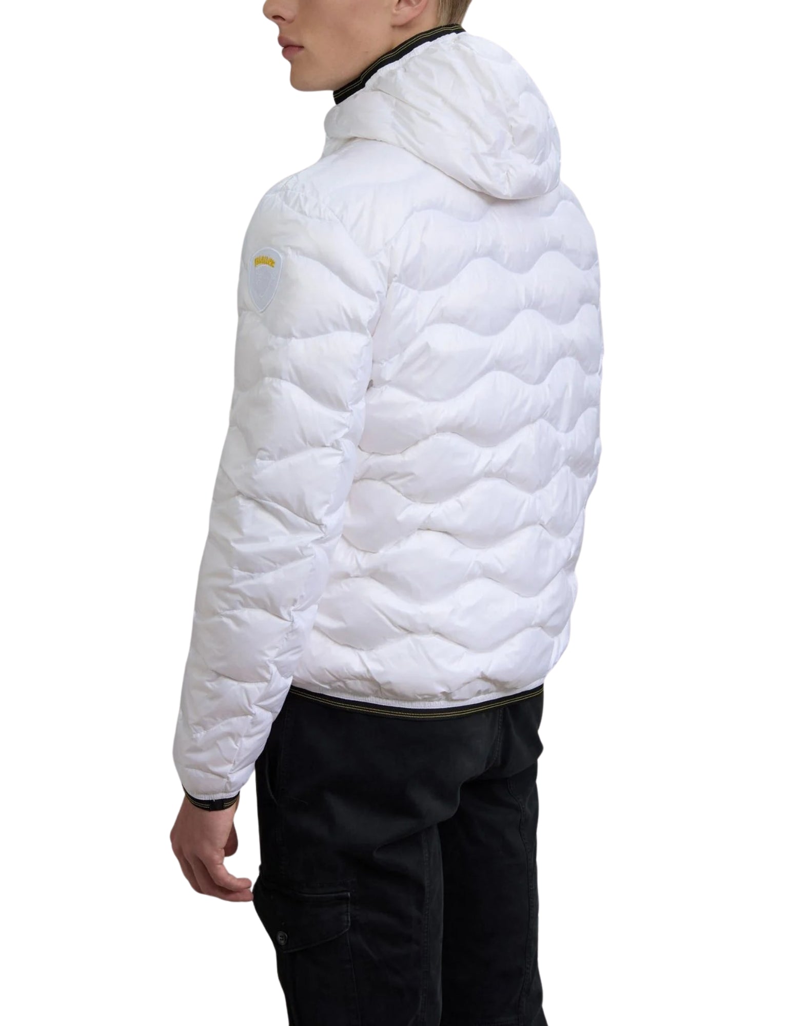 25WBLUC03074 06355 100 Weiß - Giacche - Blauer