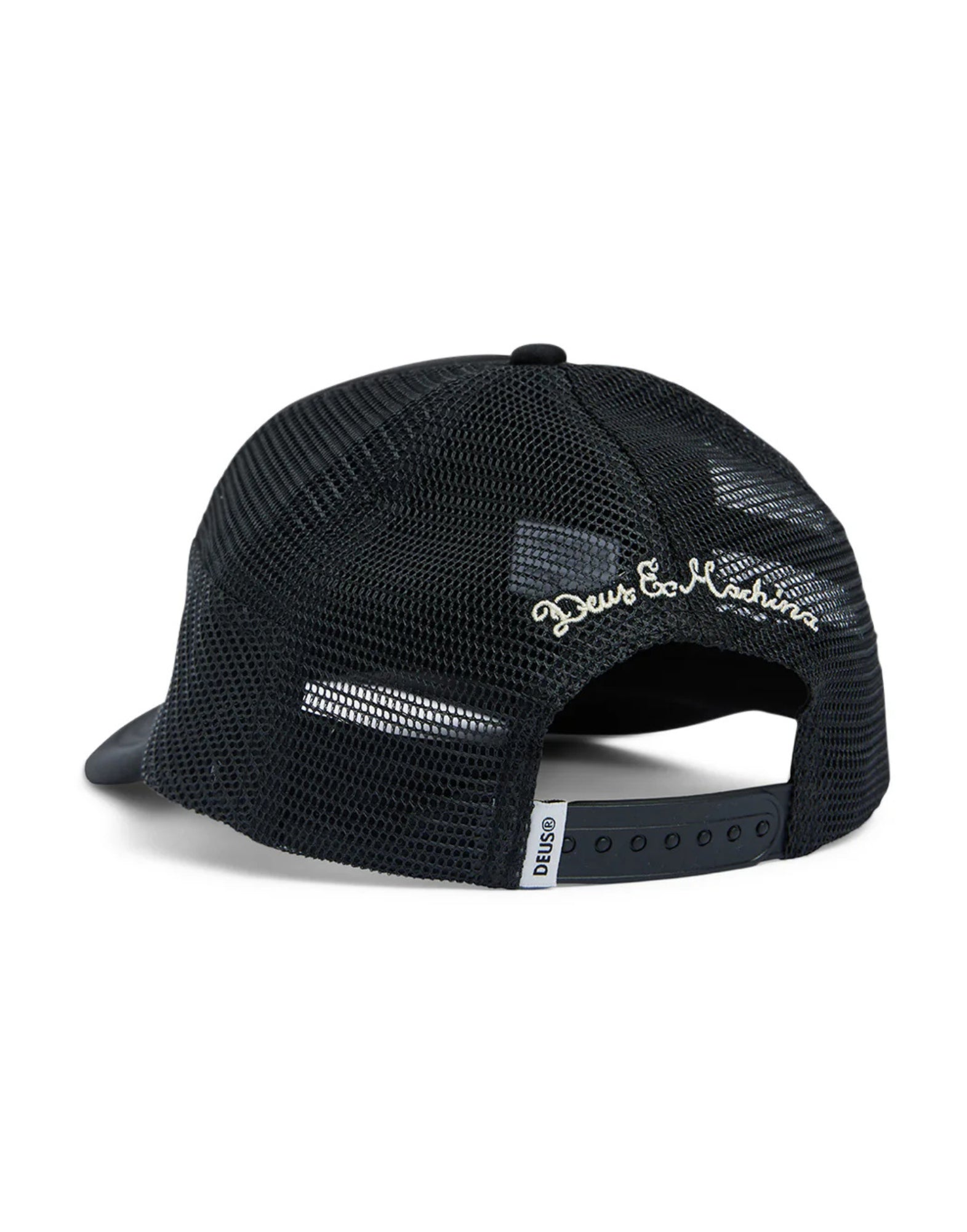 Hat Man DMF247623 Kamli Trucker Black Deus Ex Machina