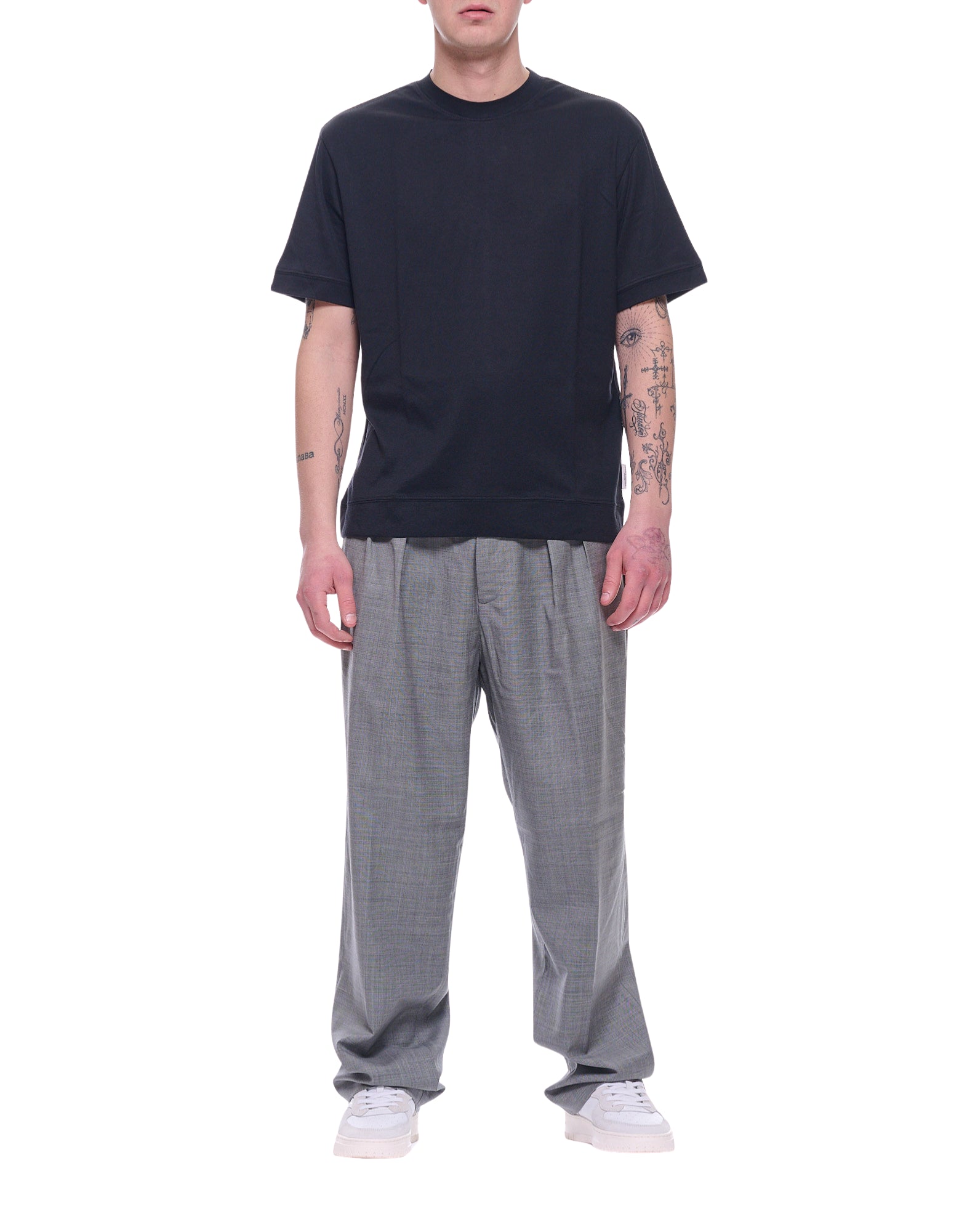 Nine in the Morning Kai Baggy Men’s Wool Pants Iron KAI34 V19 IRON