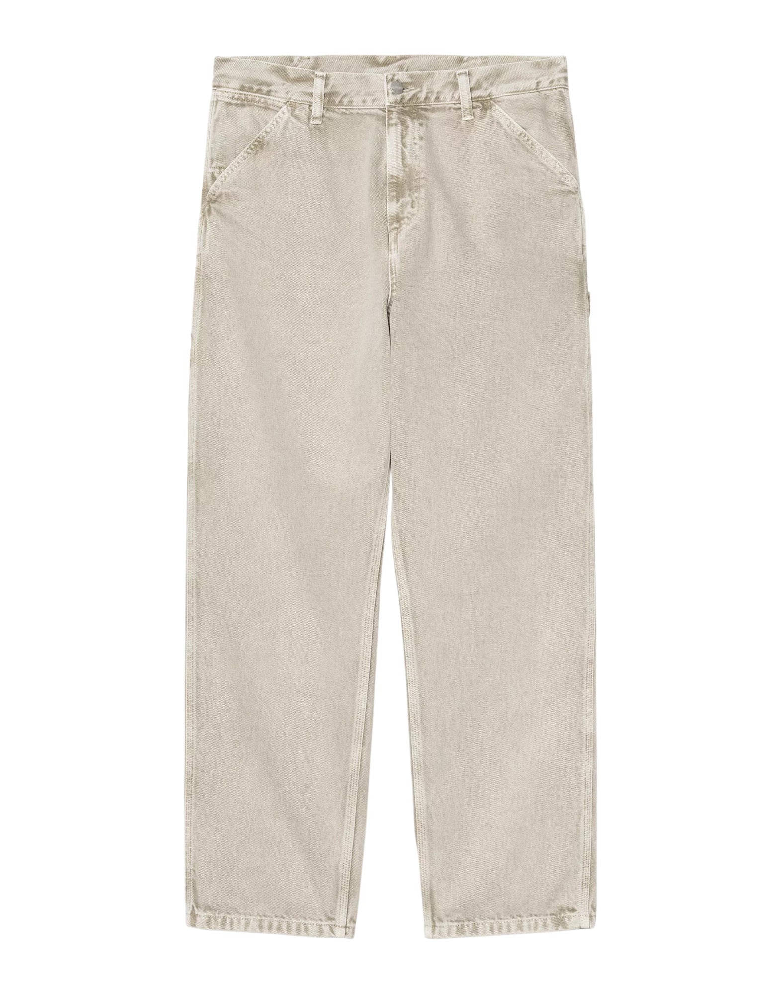 청바지 남자 i035826 2zx 단일 무릎 opuntia chalk wash CARHARTT WIP