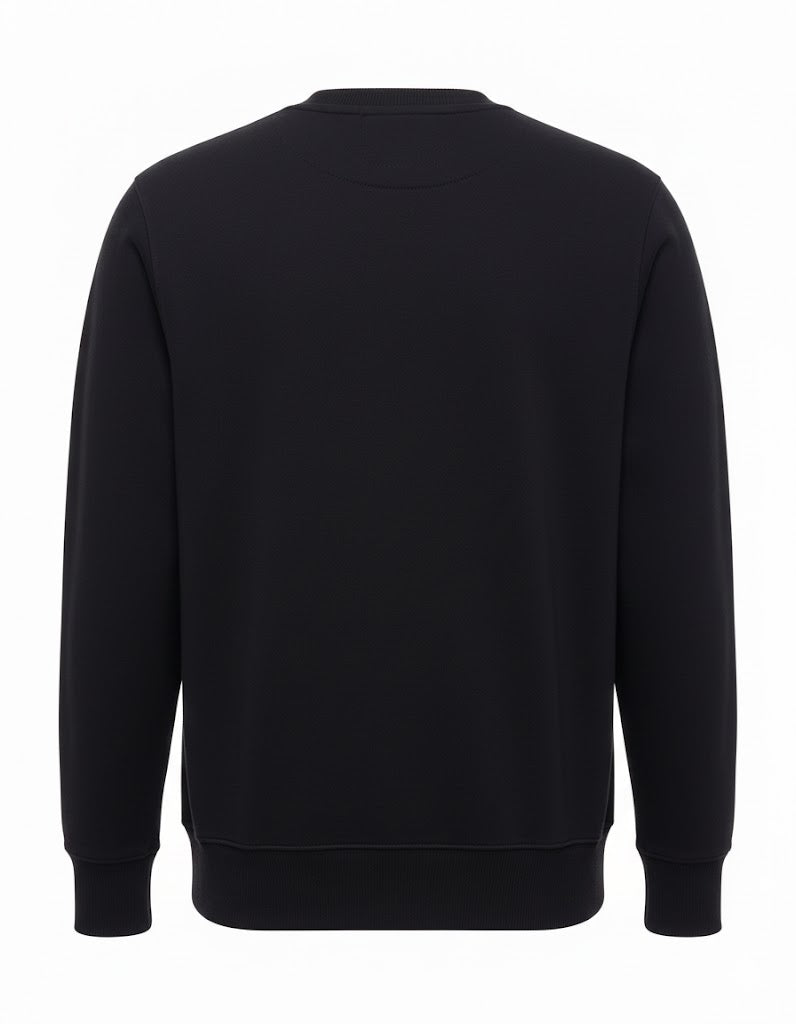 40863 BDS BLACK SWEATER OUTLINE CREW NECK - Maglieria - TOMMY HILFIGER