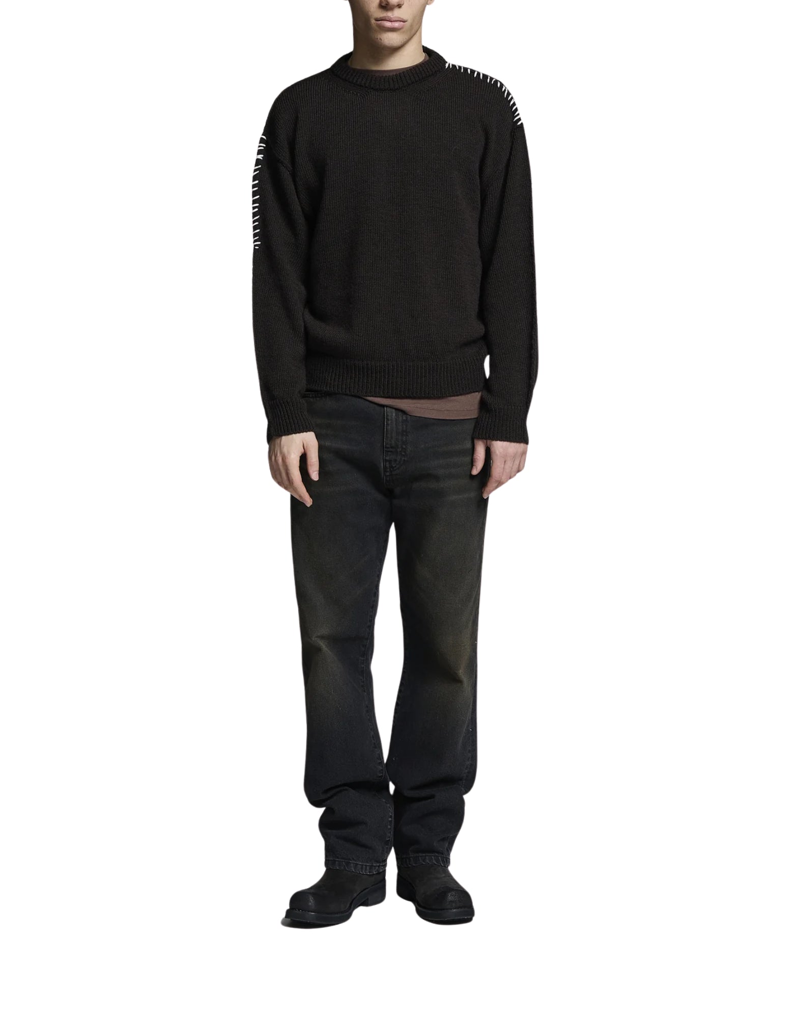 HOTAKA CHOCO CREWNECK SWEATER - Maglieria - PAURA