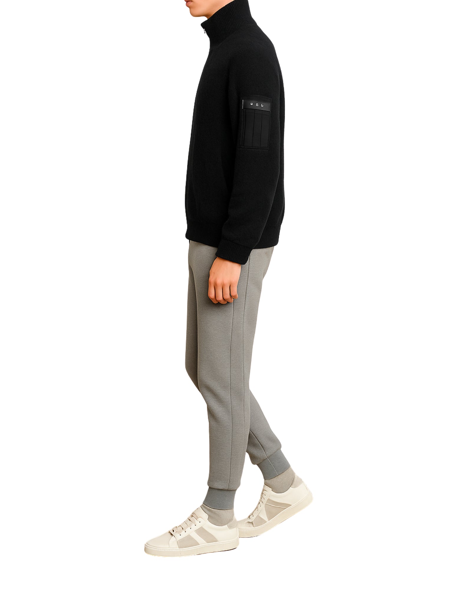 50248 LIPARI BLACK KNIT - Maglieria - TATRAS