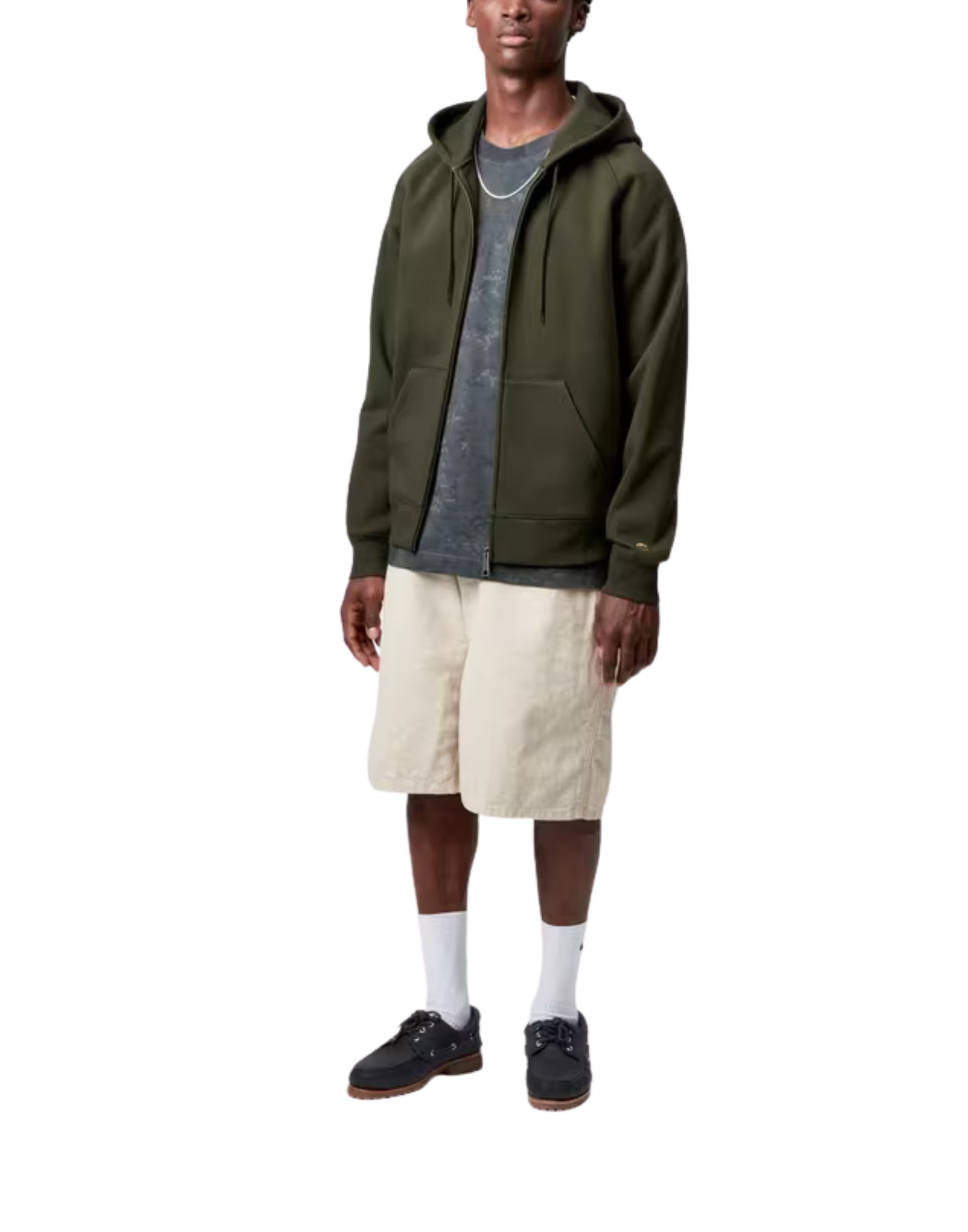 I033664 3CBXX OLIVE HOODIE - Felpe - CARHARTT WIP