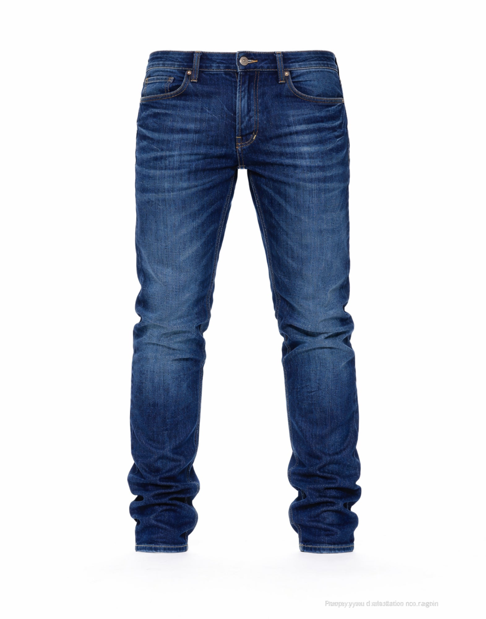 Entre Amis Jeans Uomo Slim Fit in Cotone Light Blue Made in Italy 2034L