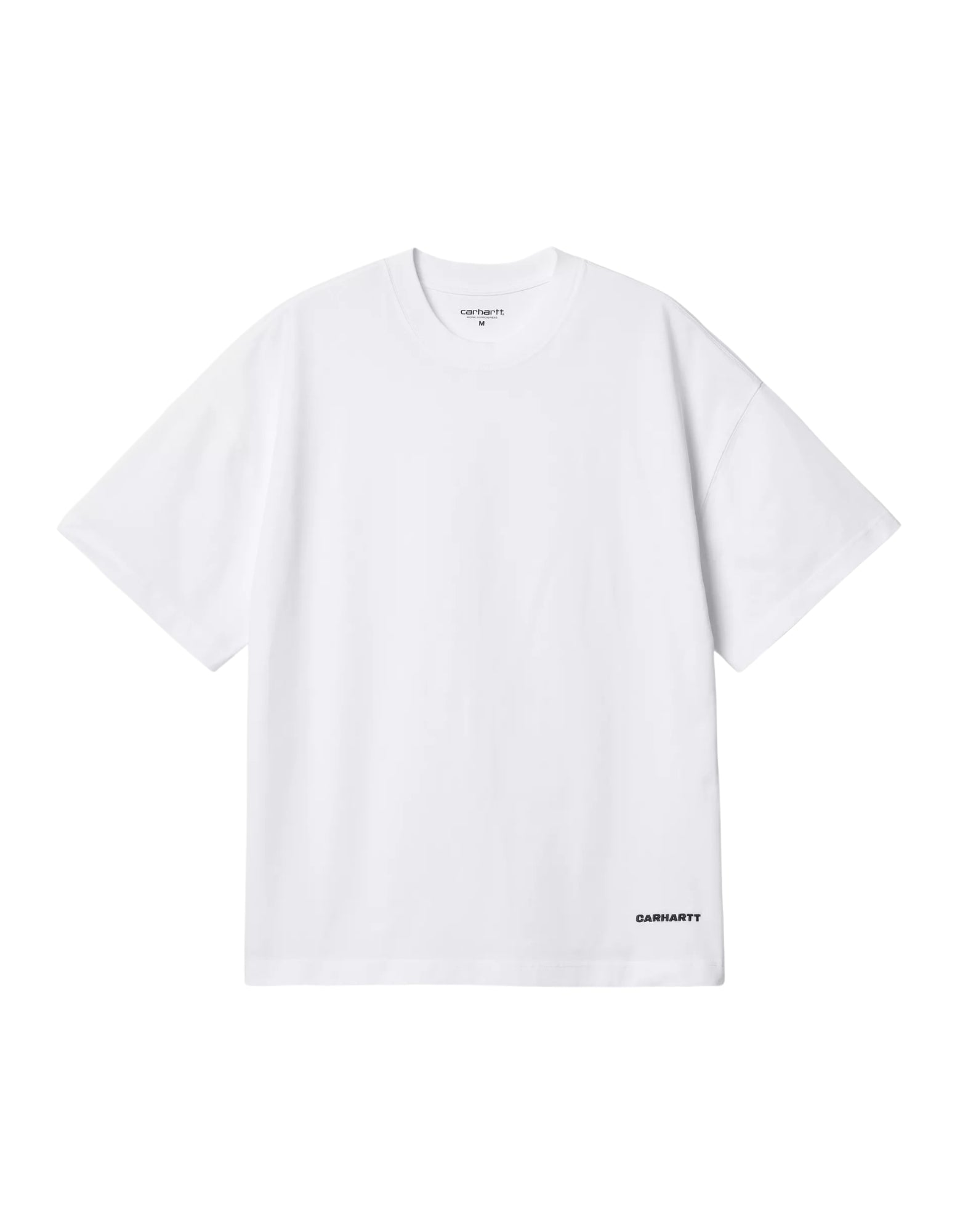 I031373 00A.XX WHITE/BLACK T-SHIRT - Maglieria - CARHARTT WIP