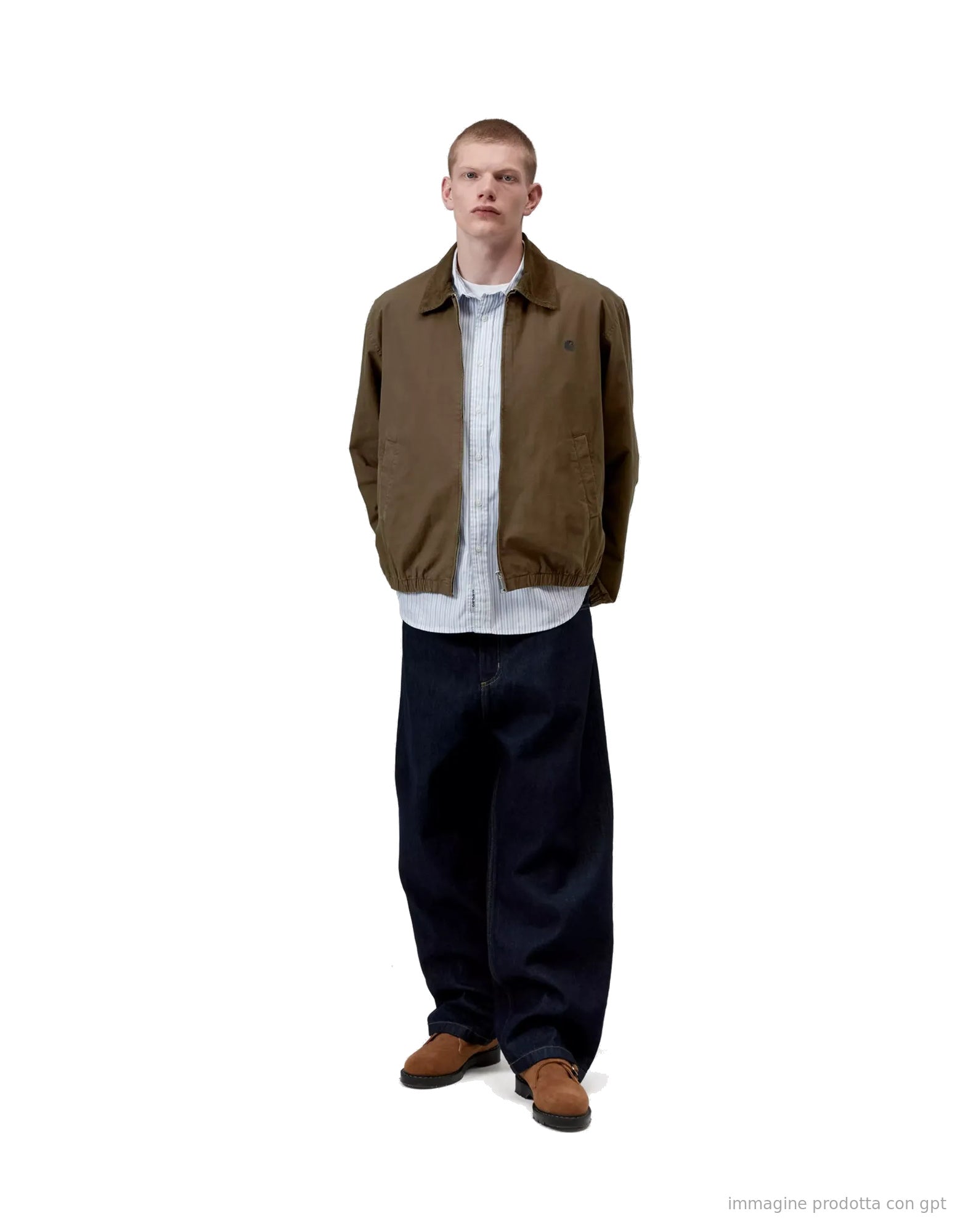 Madison Ripstop Jacket Cotton Columbia Ripstop Dark Beech / Black garment dyed