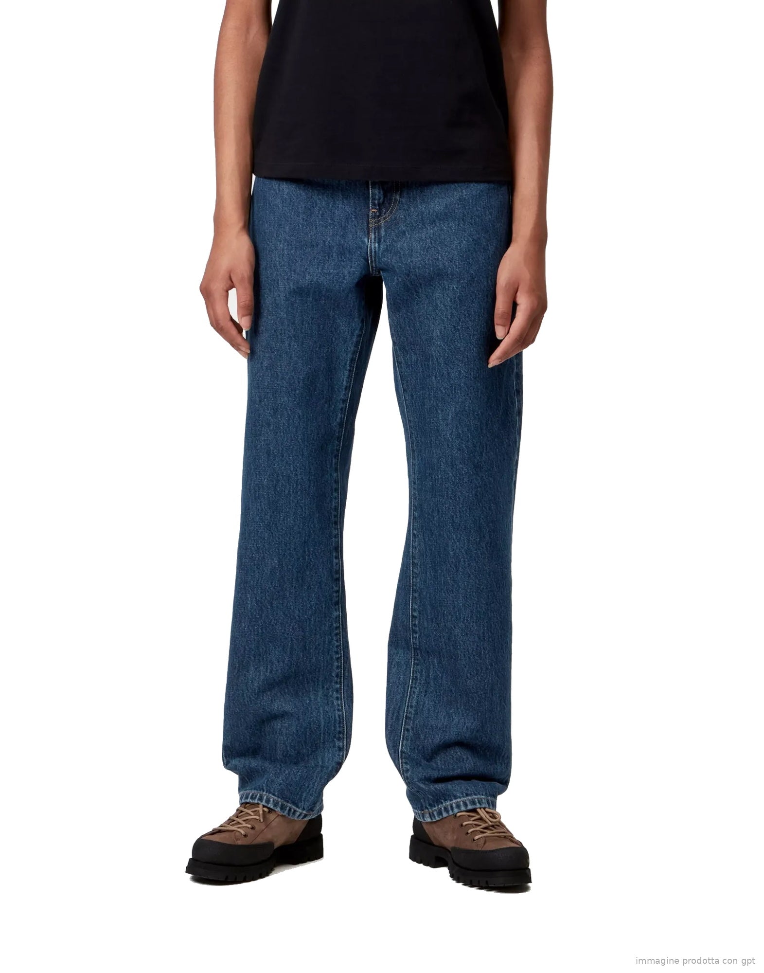 Noxon Pant 100% Cotton 'Smith' Denim, Blue stone washed