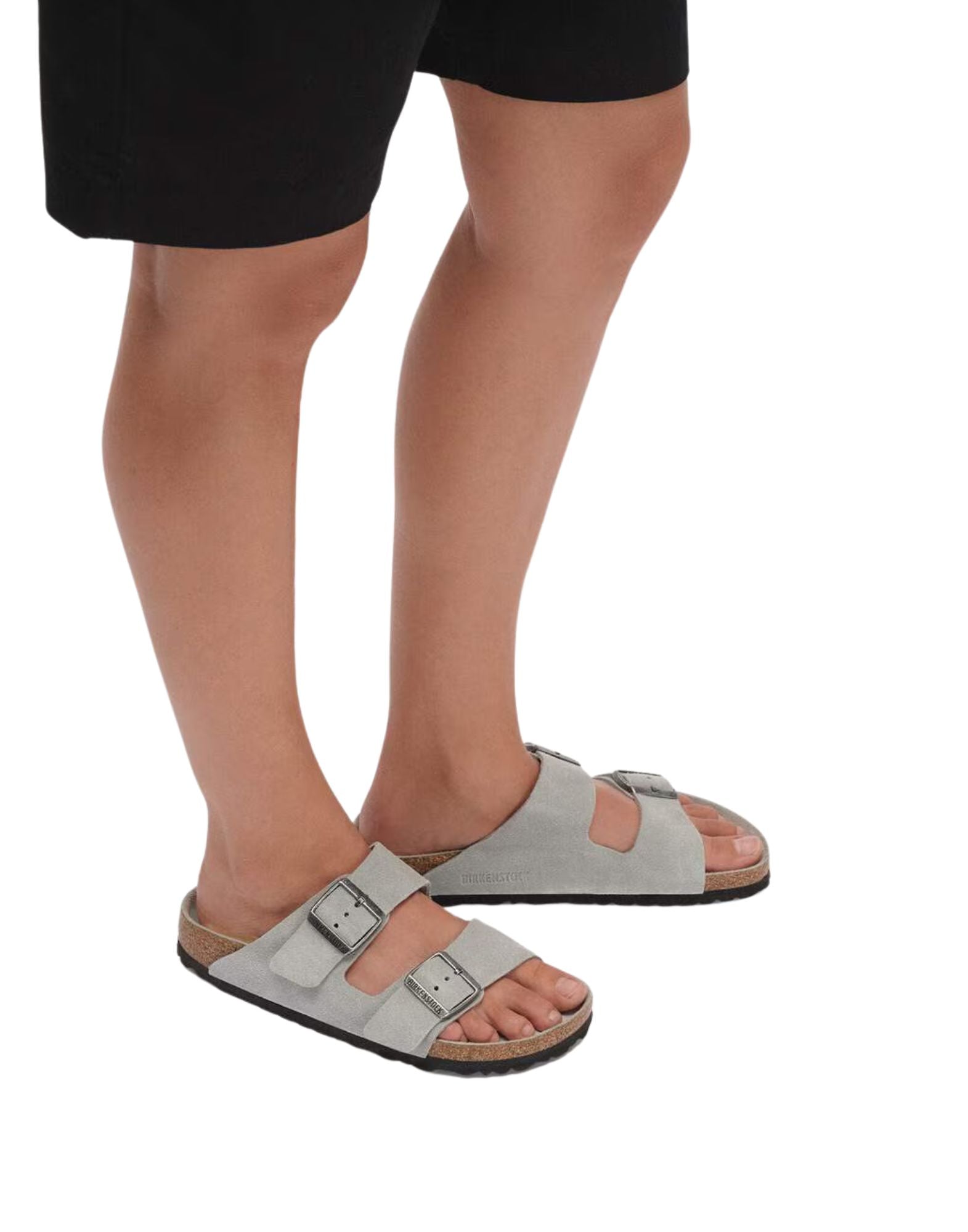 Birkenstock Arizona Soft Footbed Sandals in Suede Leather Pure Sage Tonal FB 1031663 PURE SAGE