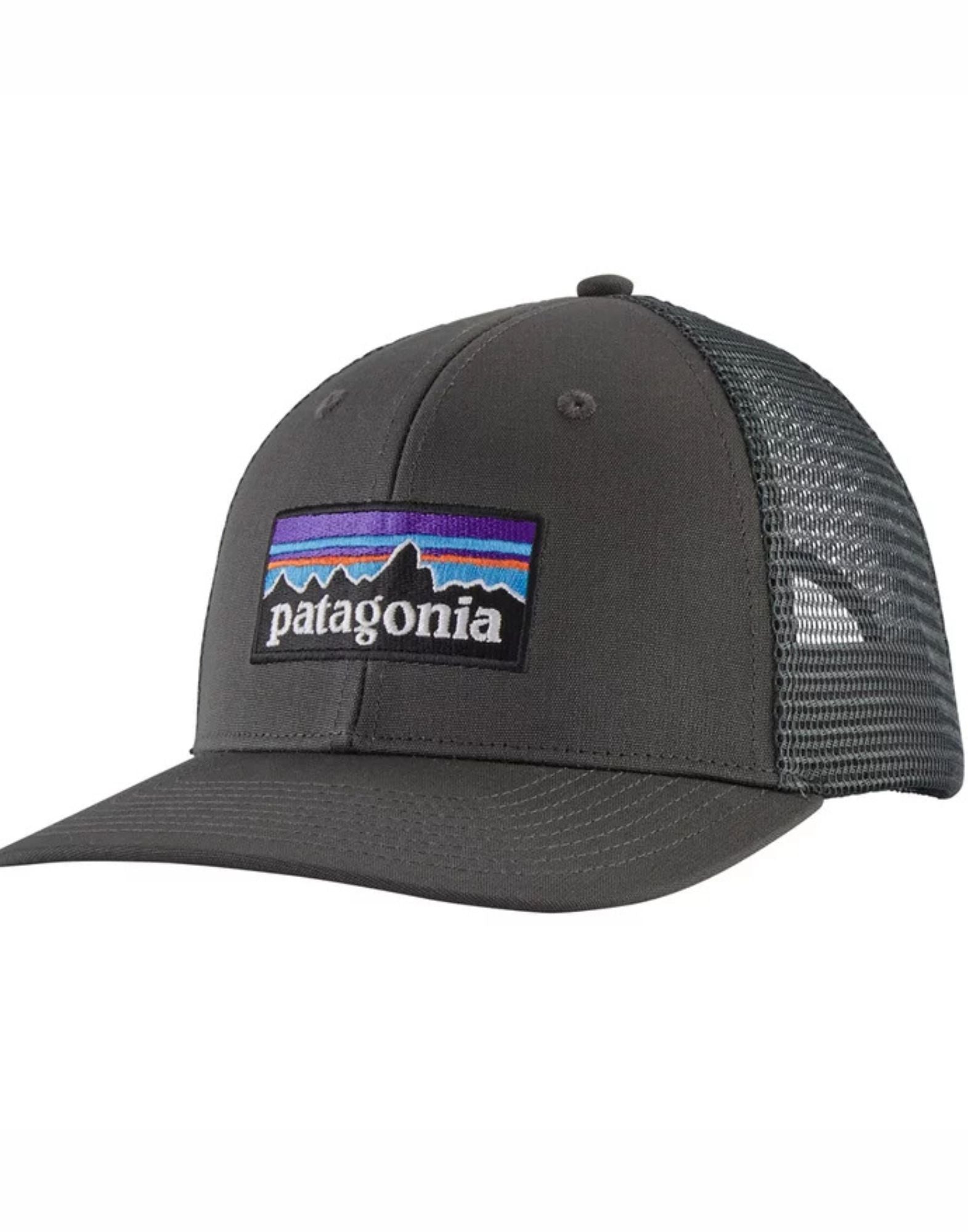 Patagonia P-6 Logo Trucker Hat Forge Grey Men’s Cap 38289 FGE